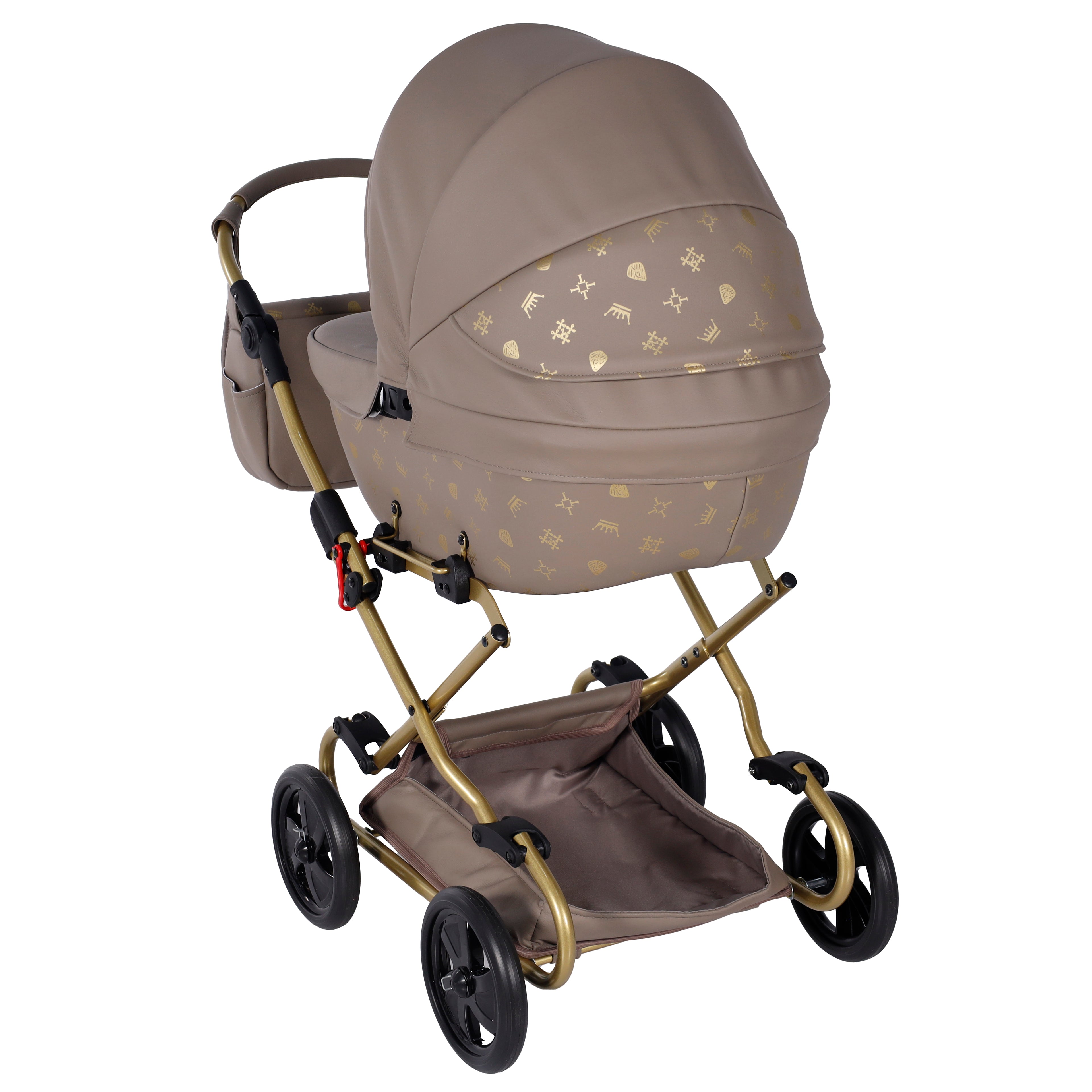 Carrito De Muñecas Junama Imperial Marrón