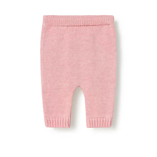 CONJUNTO DE BEBÉ DE RECIÉN NACIDO TRICOT ROSA