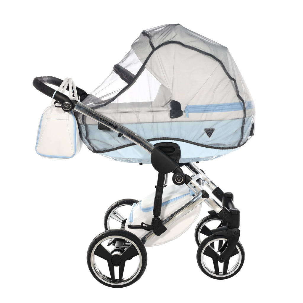 Carro de Bebe Junama Candy Blanco y Azul