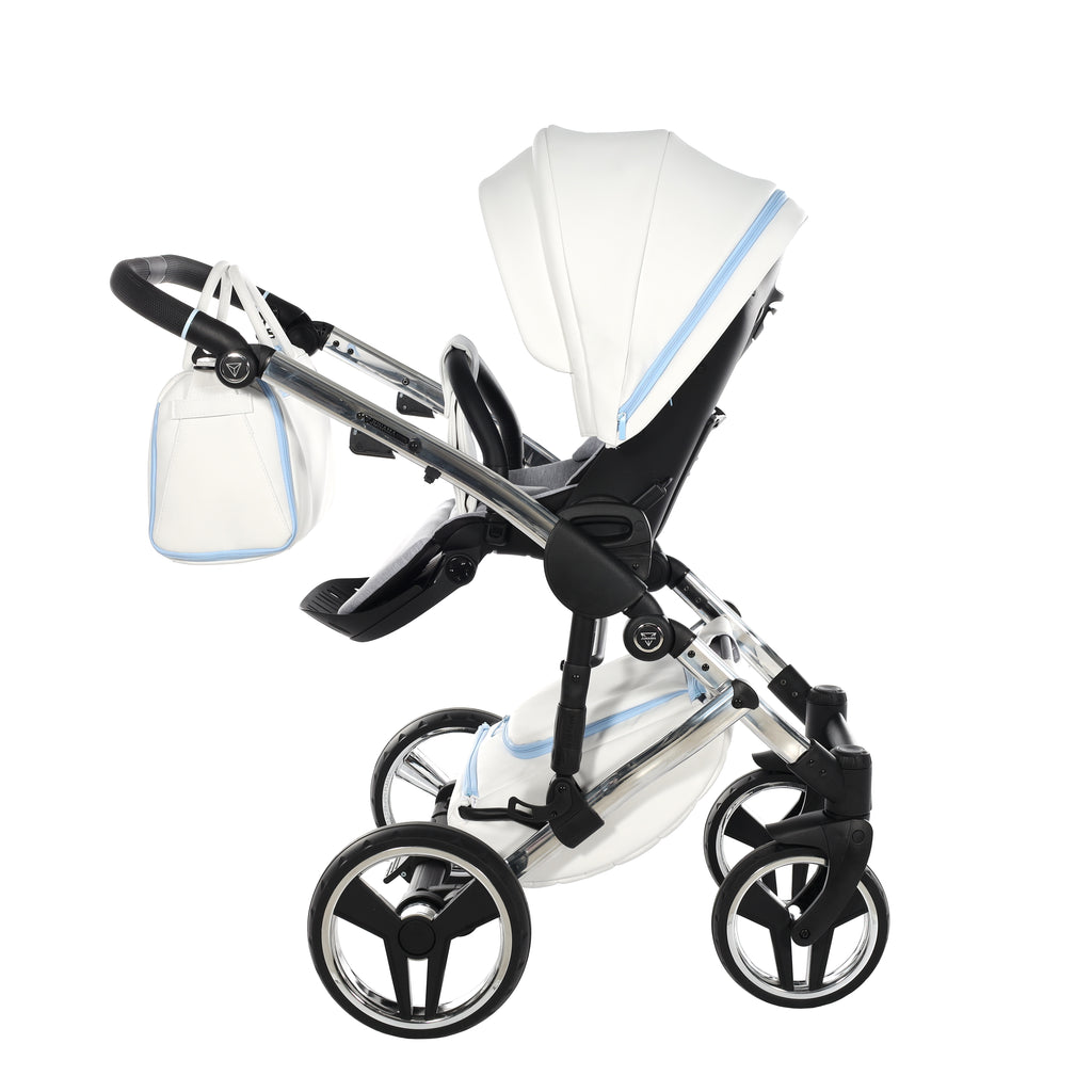 Carro de Bebe Junama Candy Blanco y Azul