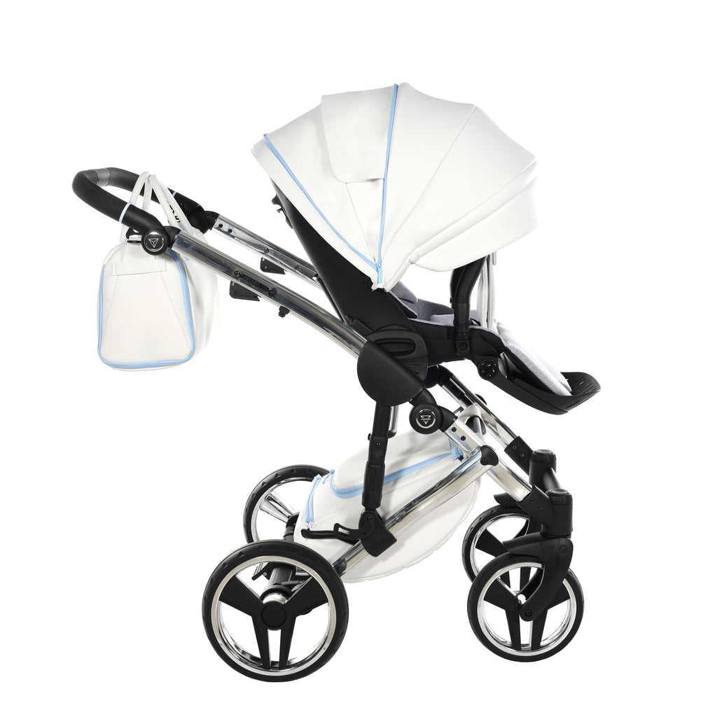 Carro de Bebe Junama Candy Blanco y Azul