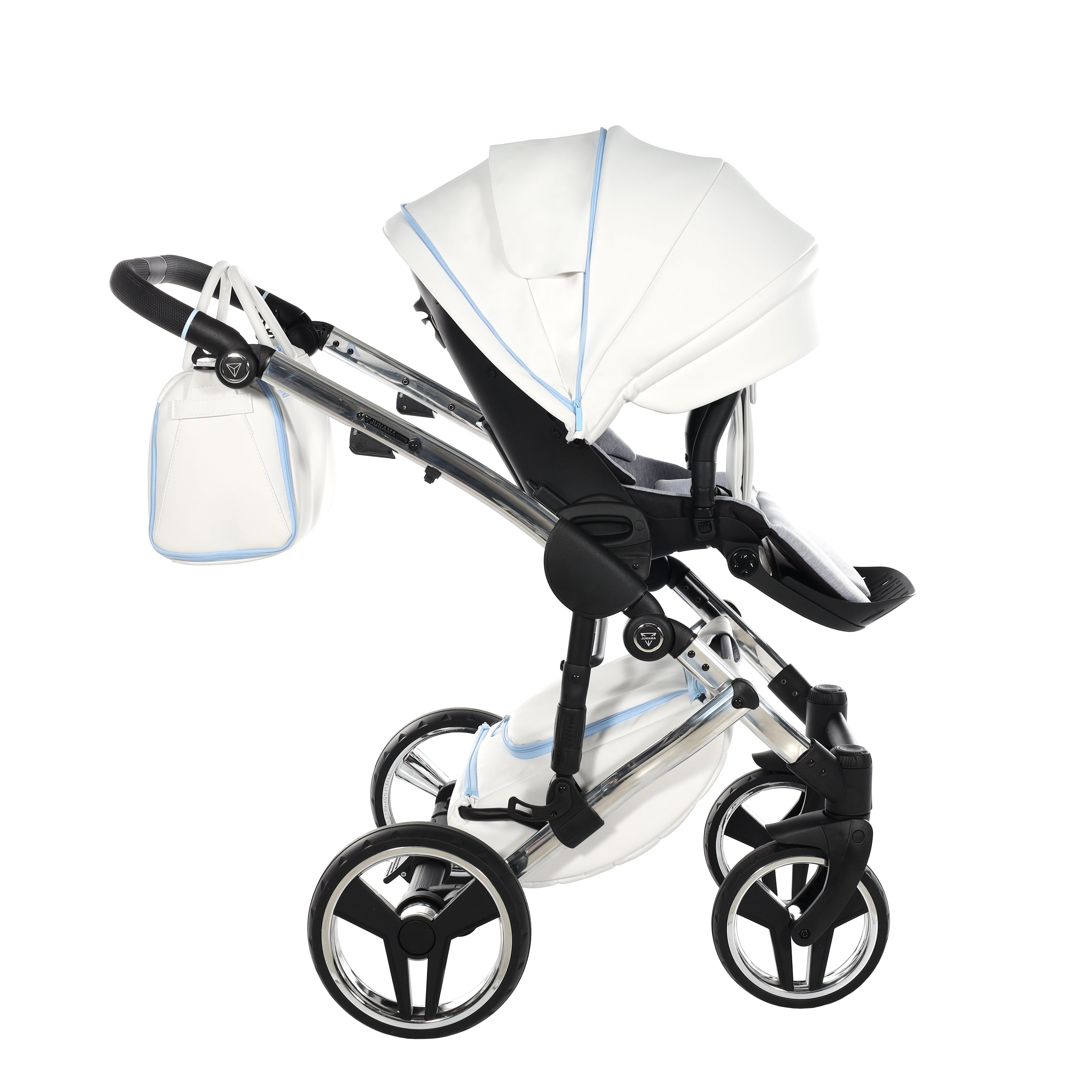 Carro de Bebe Junama Candy Blanco y Azul