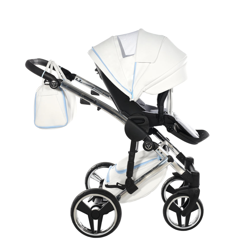 Carro de Bebe Junama Candy Blanco y Azul