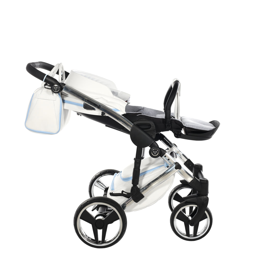 Carro de Bebe Junama Candy Blanco y Azul