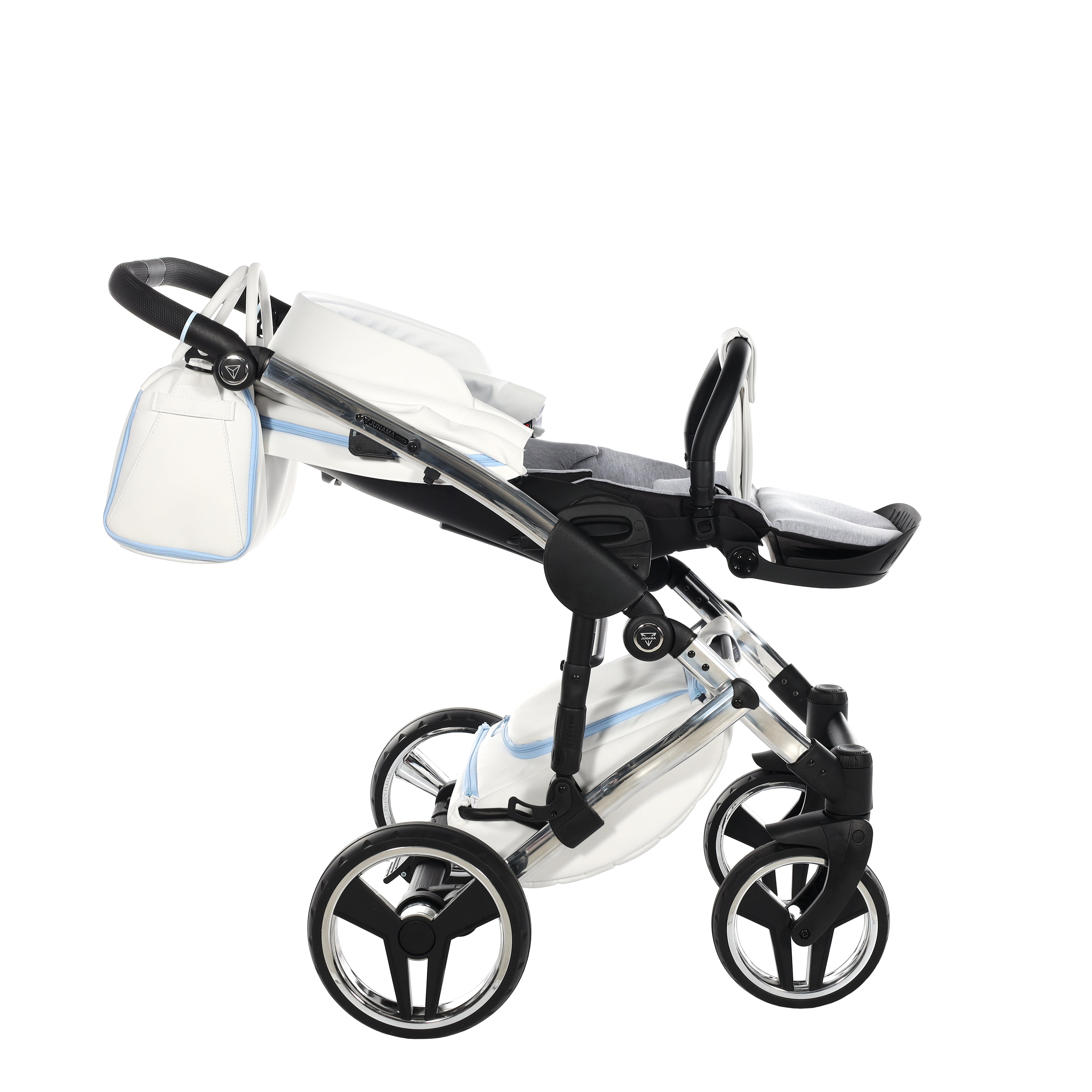 Carro de Bebe Junama Candy Blanco y Azul