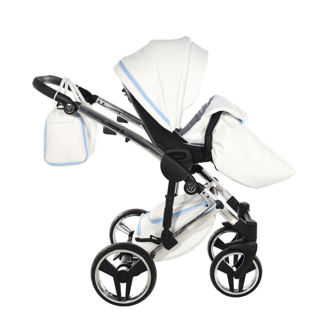 Carro de Bebe Junama Candy Blanco y Azul