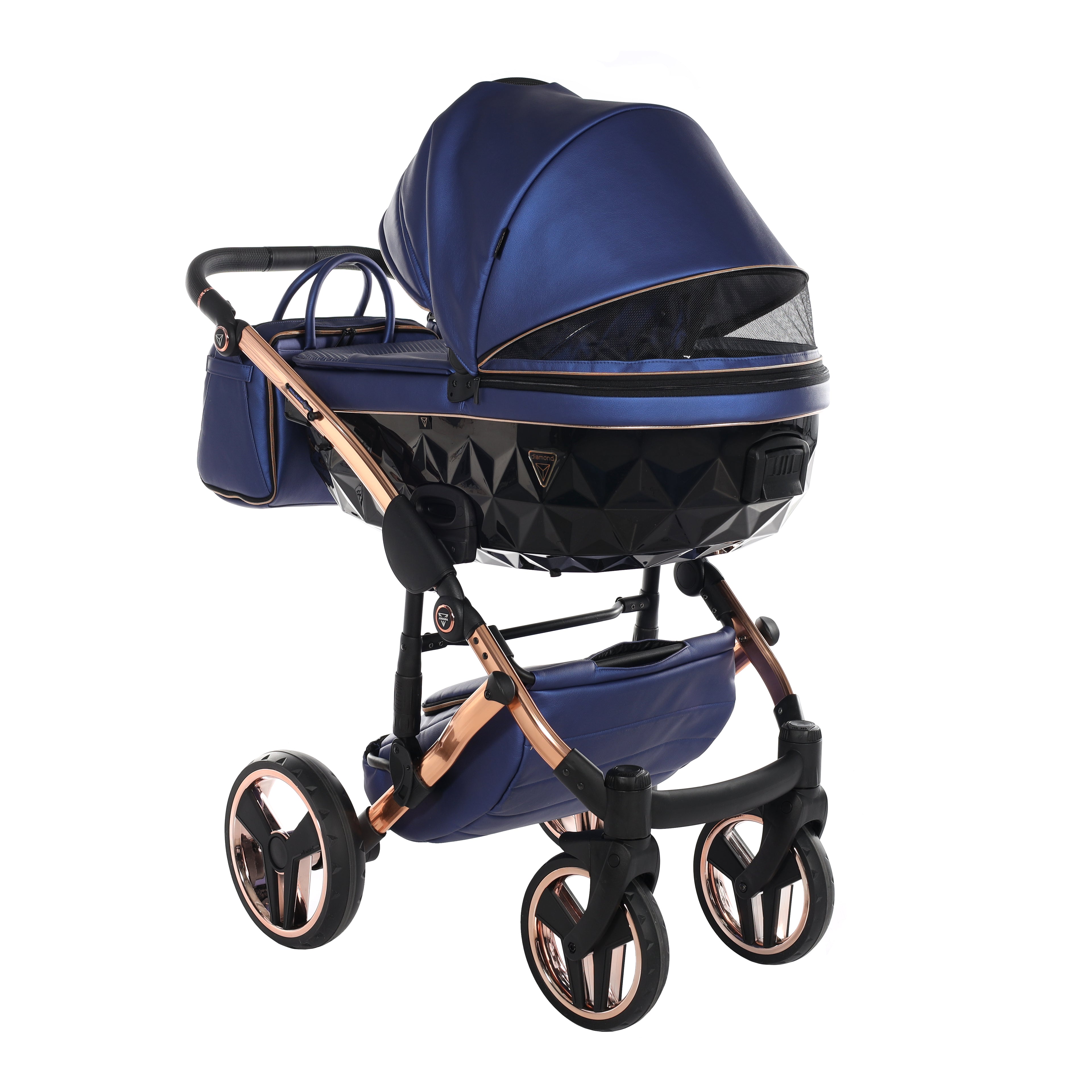 Carro de bebé Junama Fluo azul