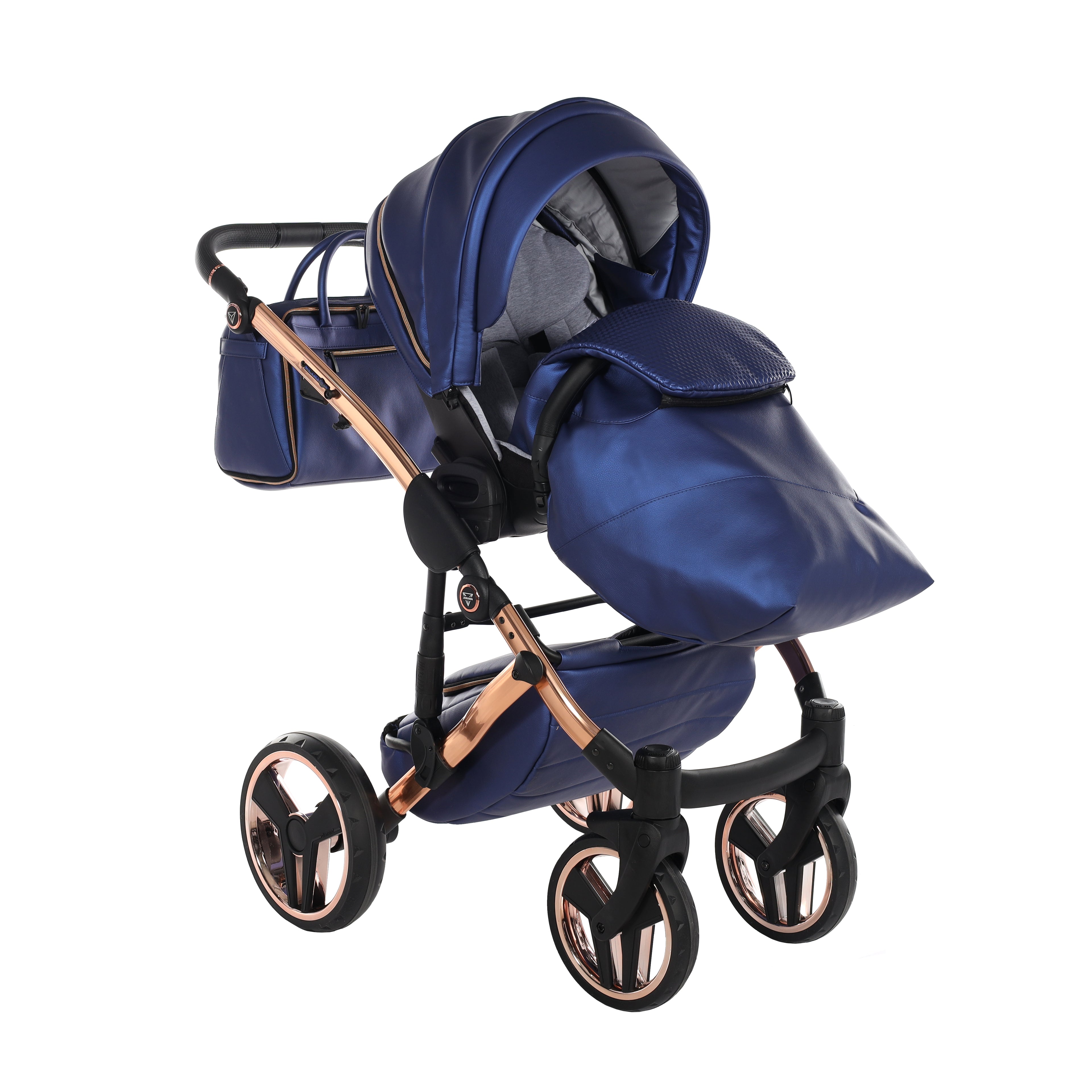 Carro de bebé Junama Fluo azul
