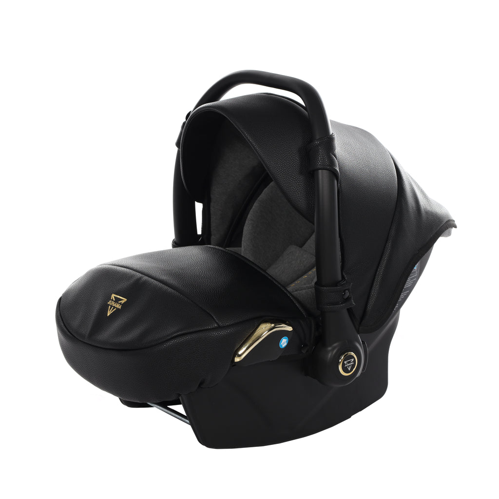 Carro de bebé Junama Hand Craft Negro y Dorado