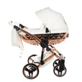 Carro de bebé Junama Hand Craft Blanco y Bronce