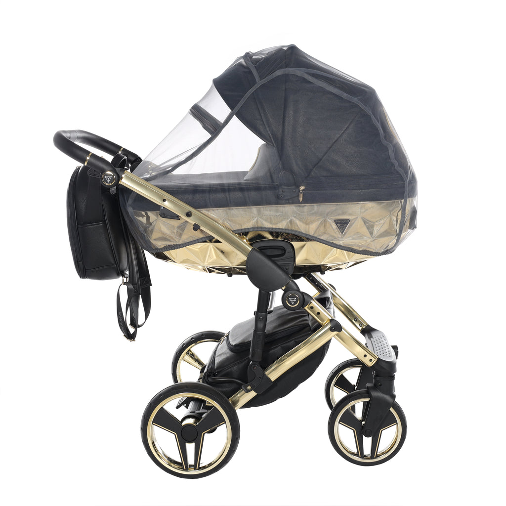 Carro de bebé Junama Hand Craft Negro y Dorado