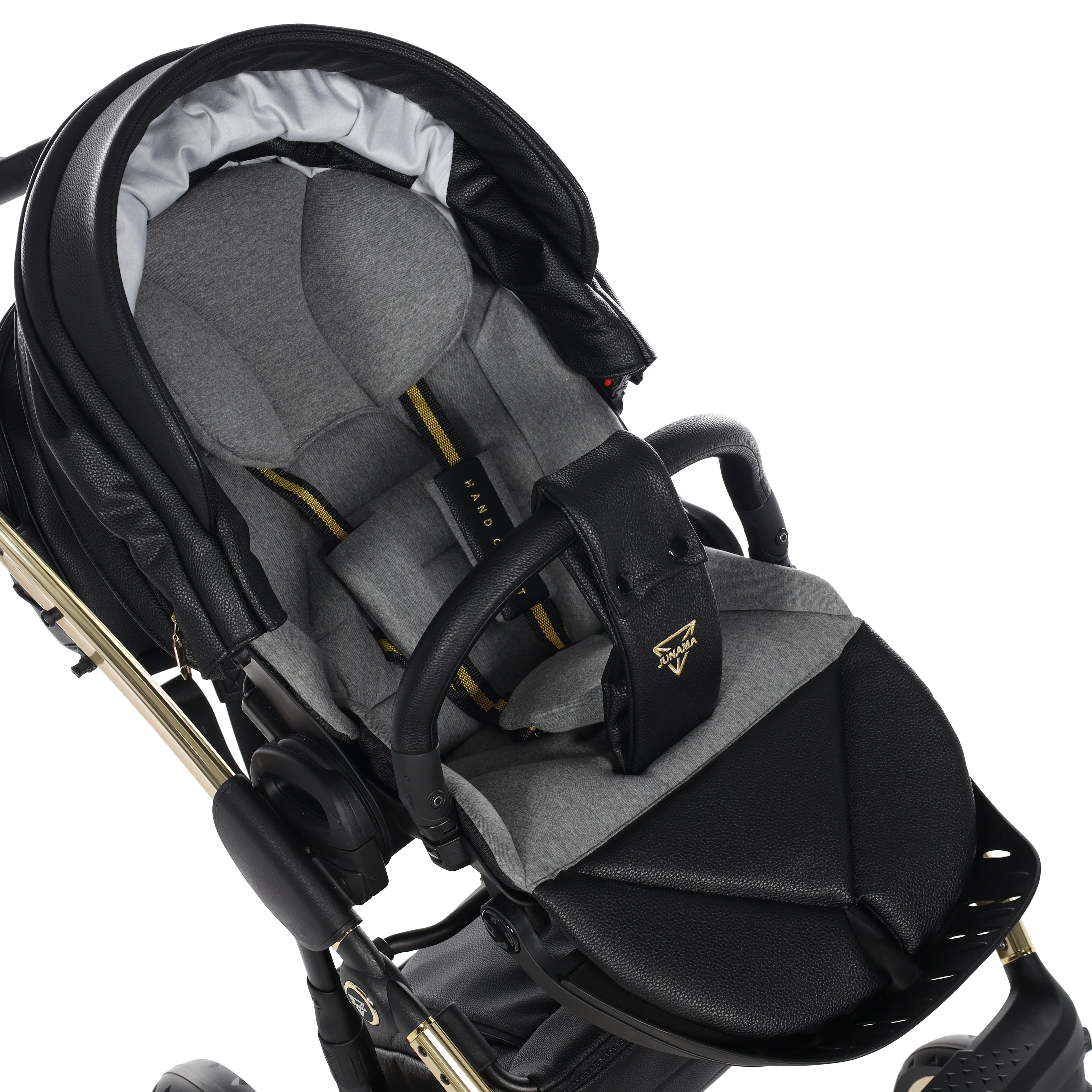 Carro de bebé Junama Hand Craft Negro y Dorado