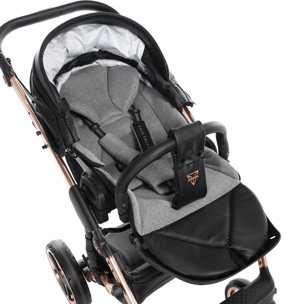 Carro de bebé Junama Hand Craft Negro y Bronce
