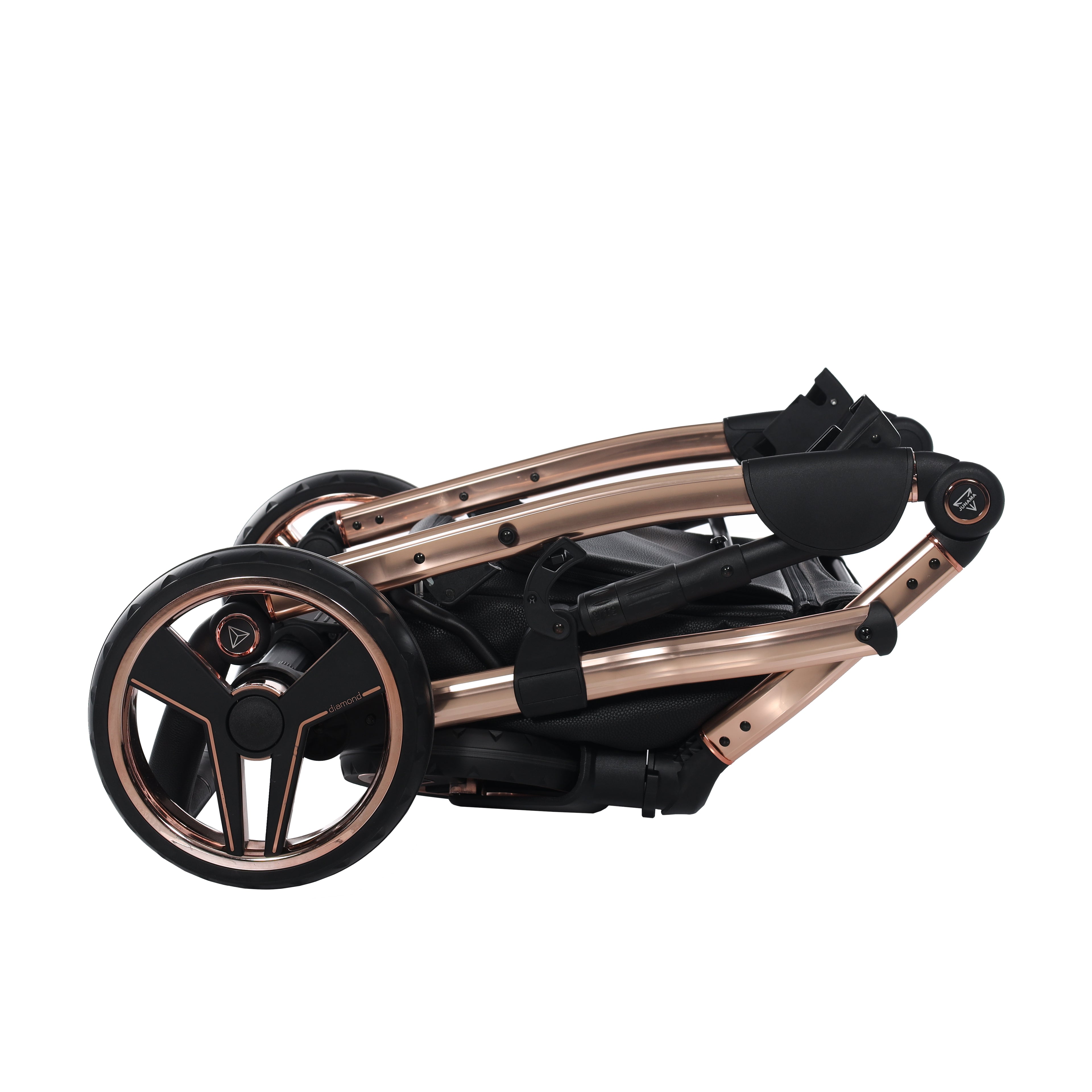 Carro de bebé Junama Hand Craft Negro y Bronce