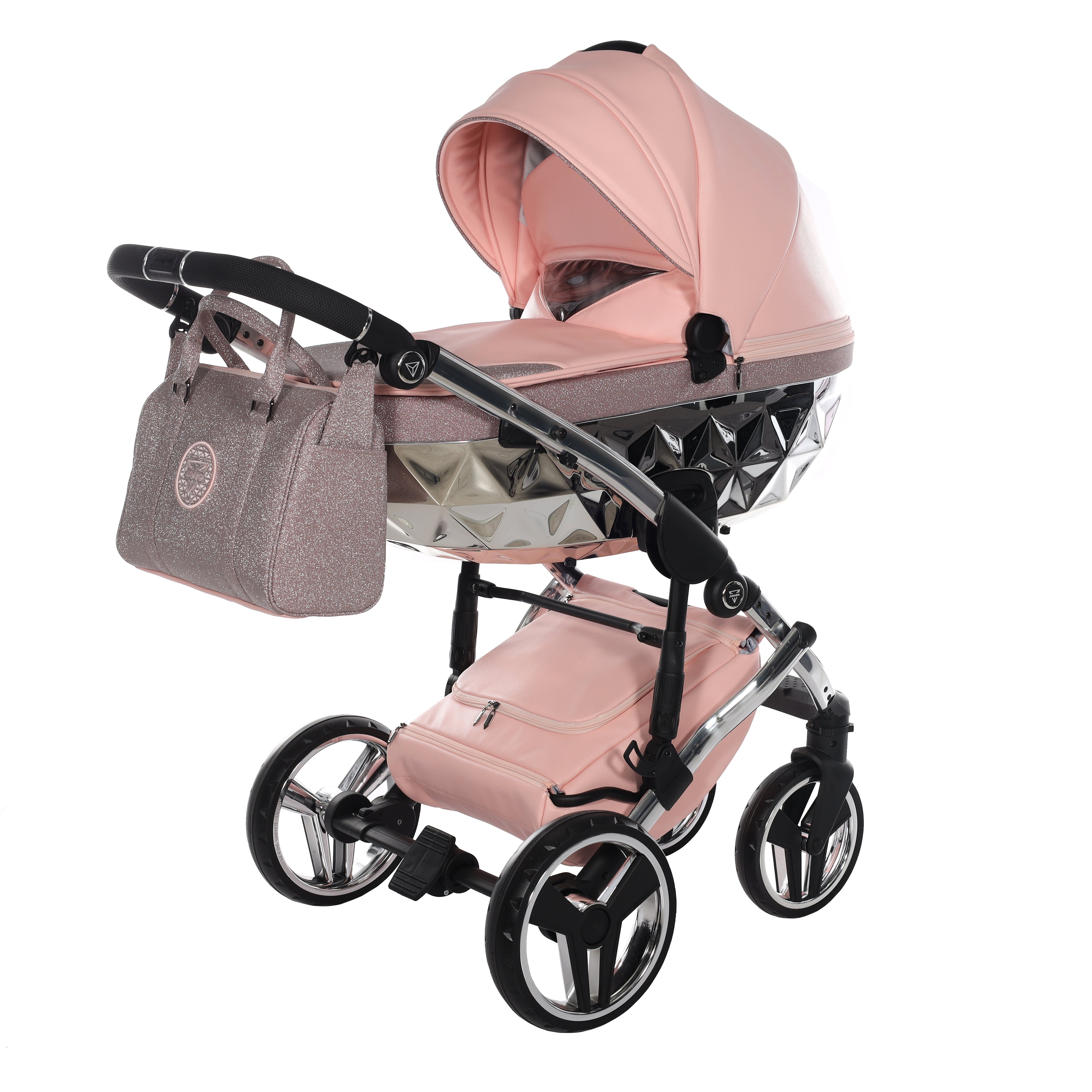 Carro de bebé Junama Hand Craft Glitter Rosa