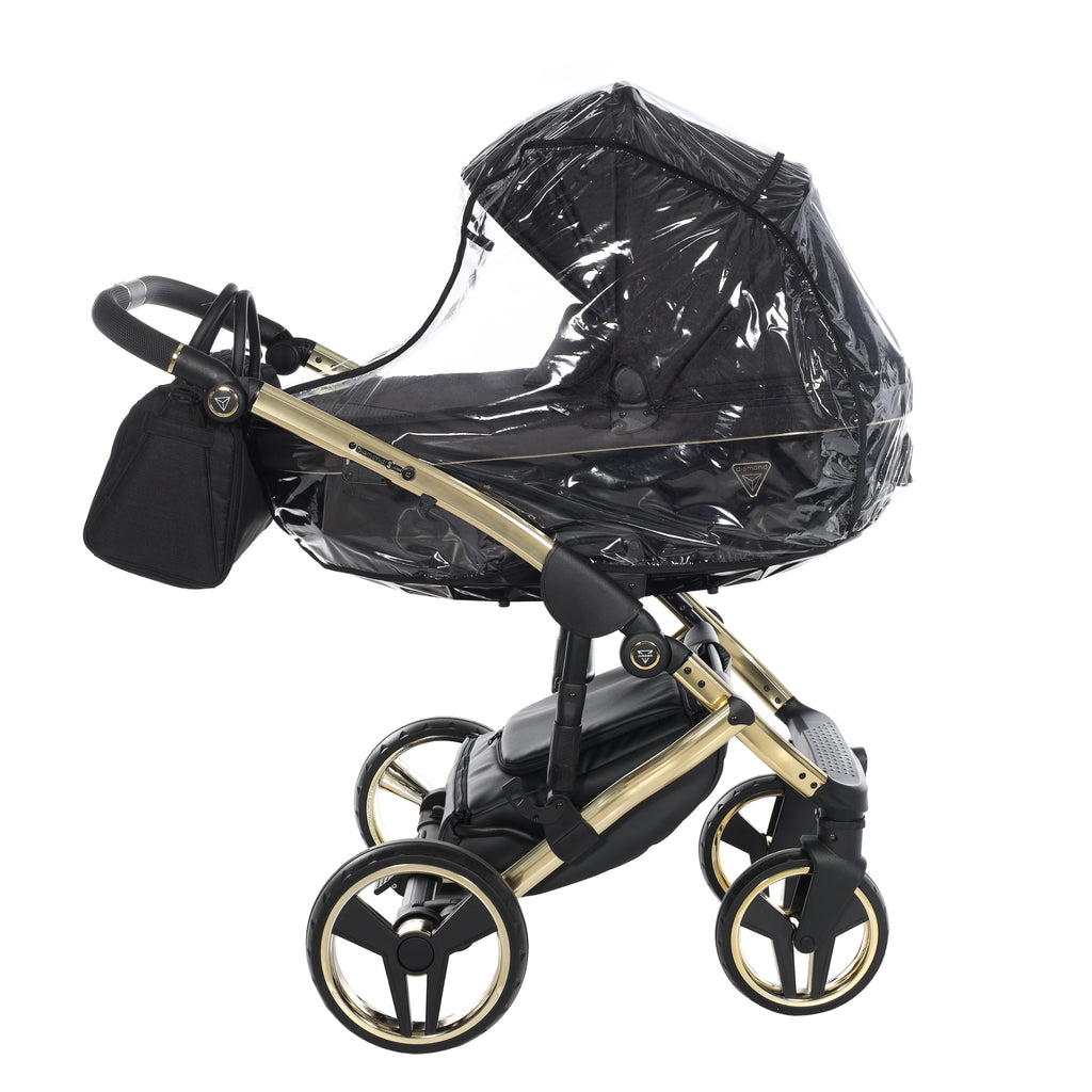 Carro de bebé Junama S-Line Negro y Dorado