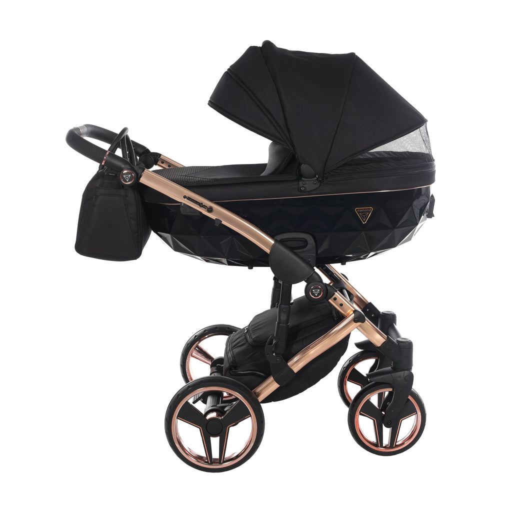Carro de bebé Junama S-Line Negro y Bronce