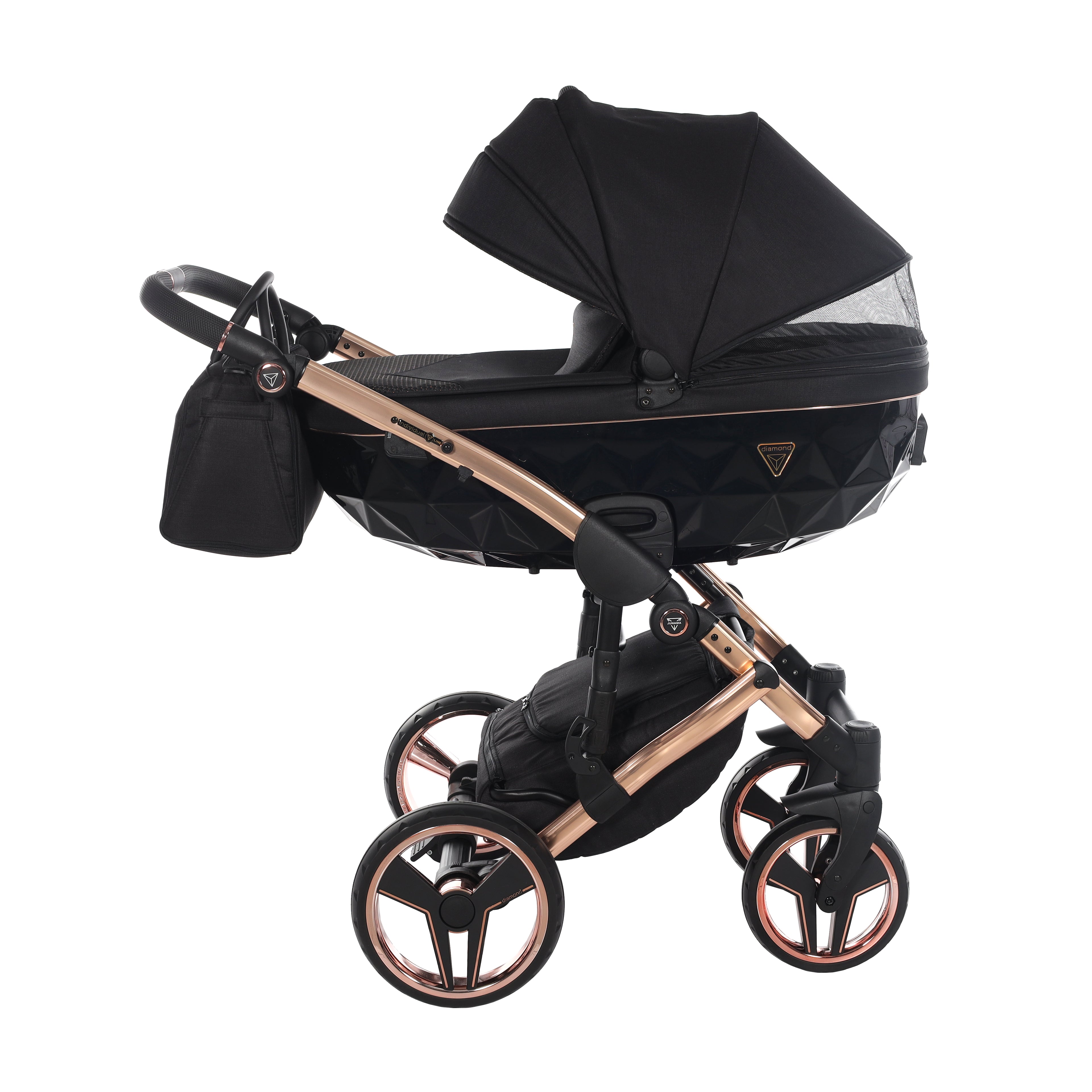 Carro de bebé Junama S-Line Negro y Bronce