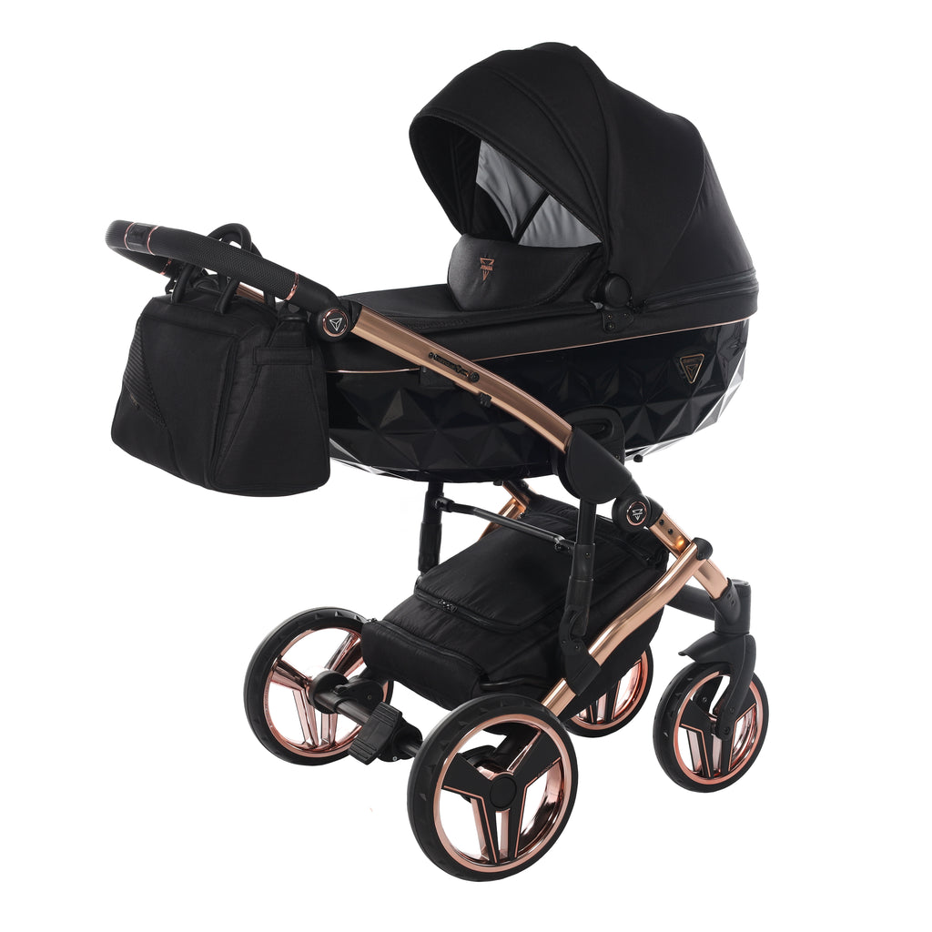 Carro de bebé Junama S-Line Negro y Bronce