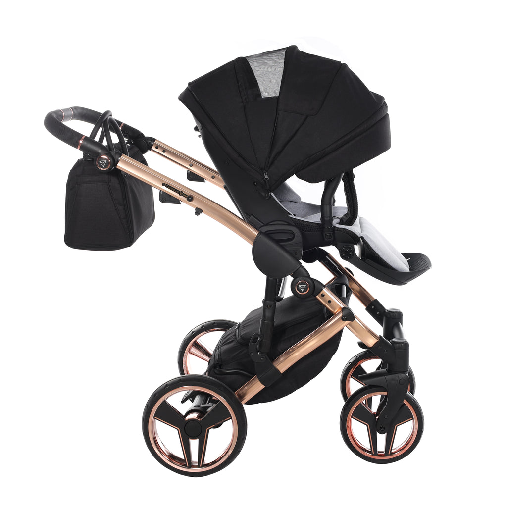 Carro de bebé Junama S-Line Negro y Bronce