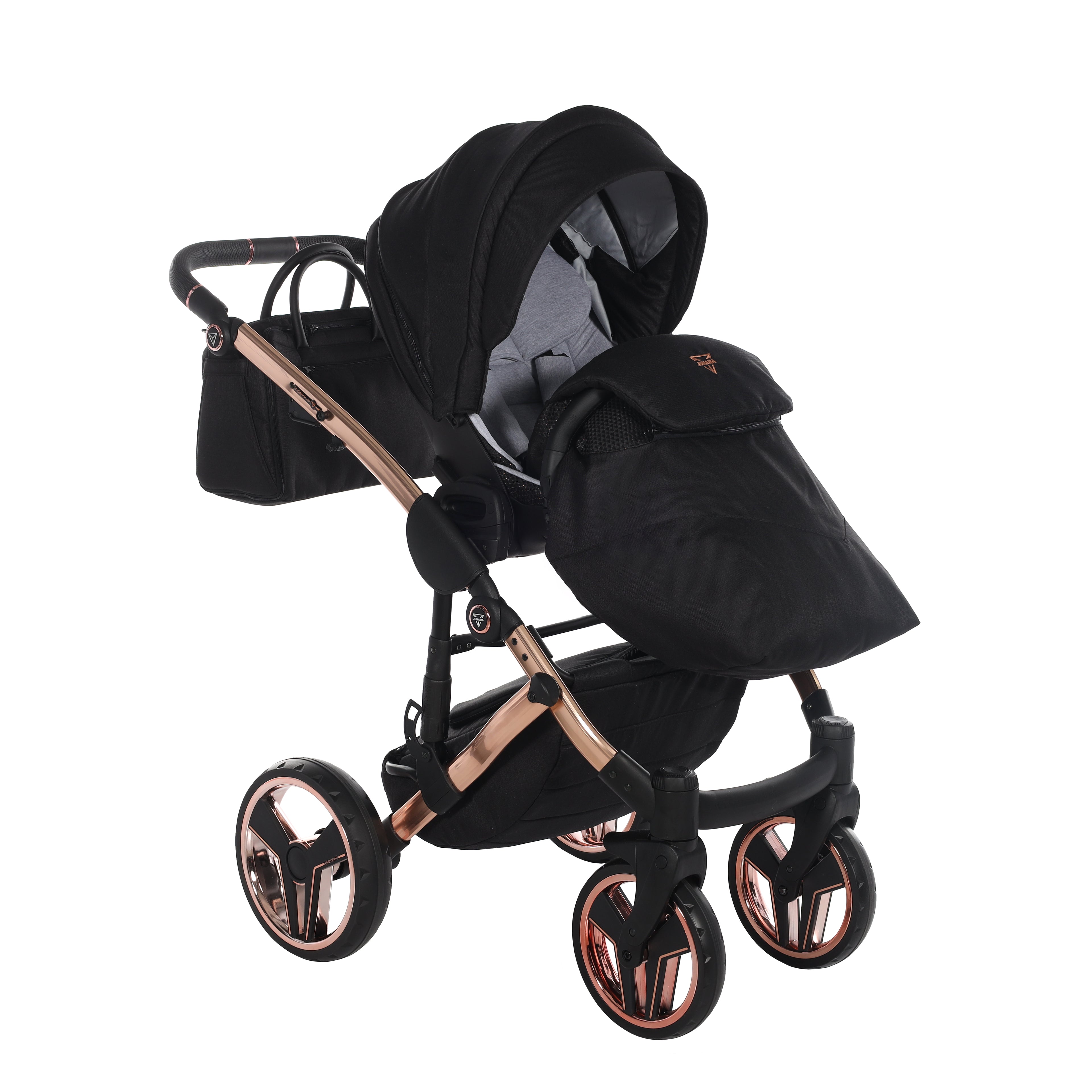 Carro de bebé Junama S-Line Negro y Bronce