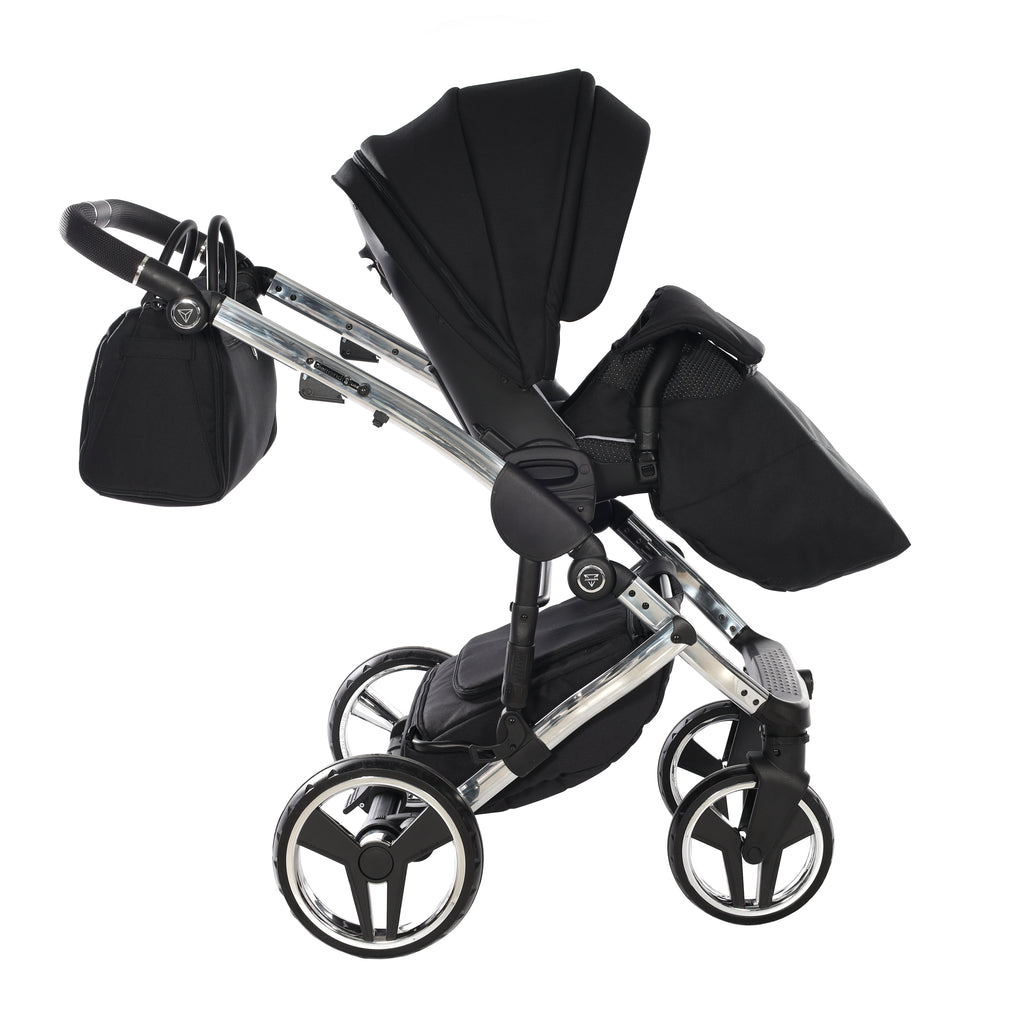 Carro de bebé Junama S-Line Negro y Plata