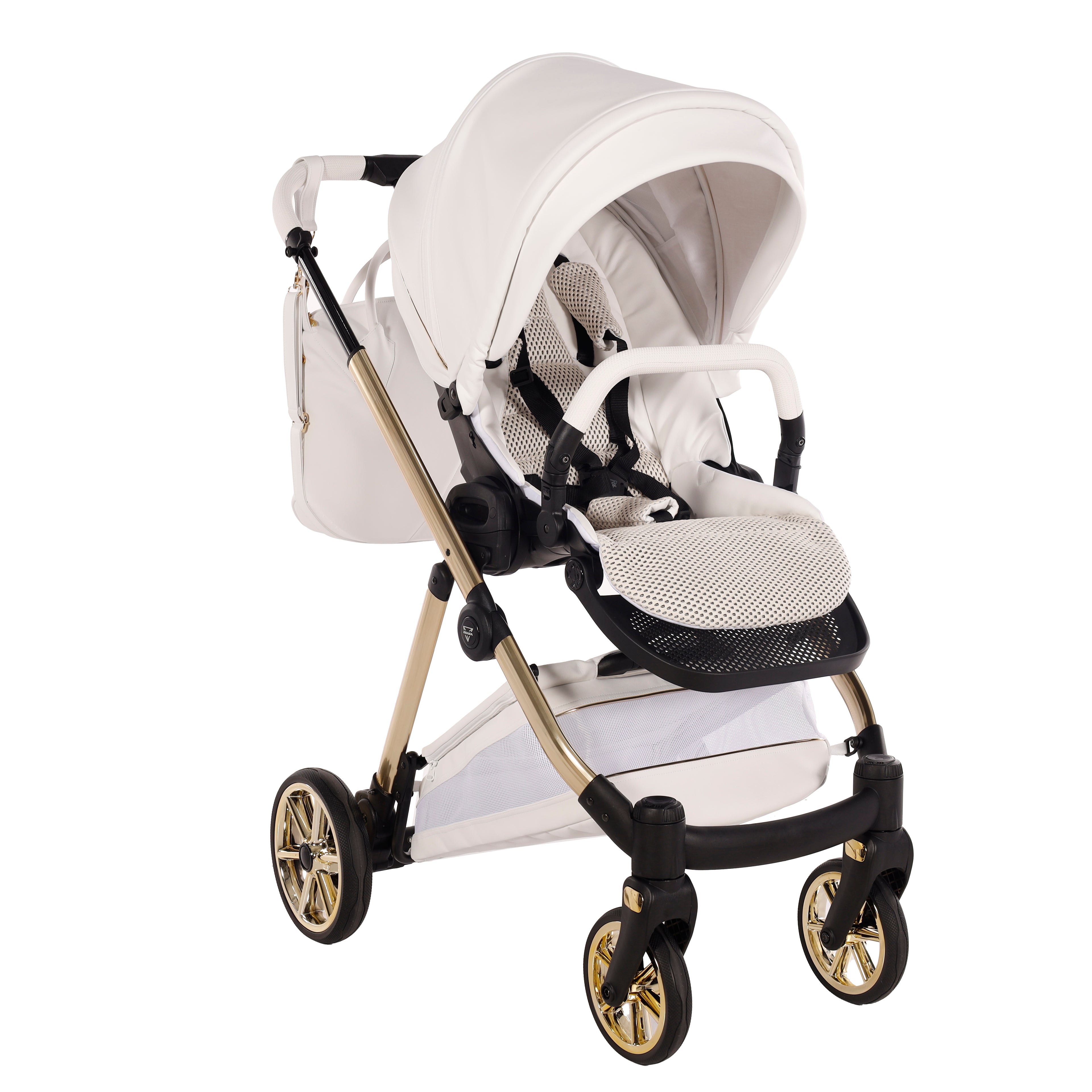 Carro de bebé Junama Art Decor Elegante Blanco