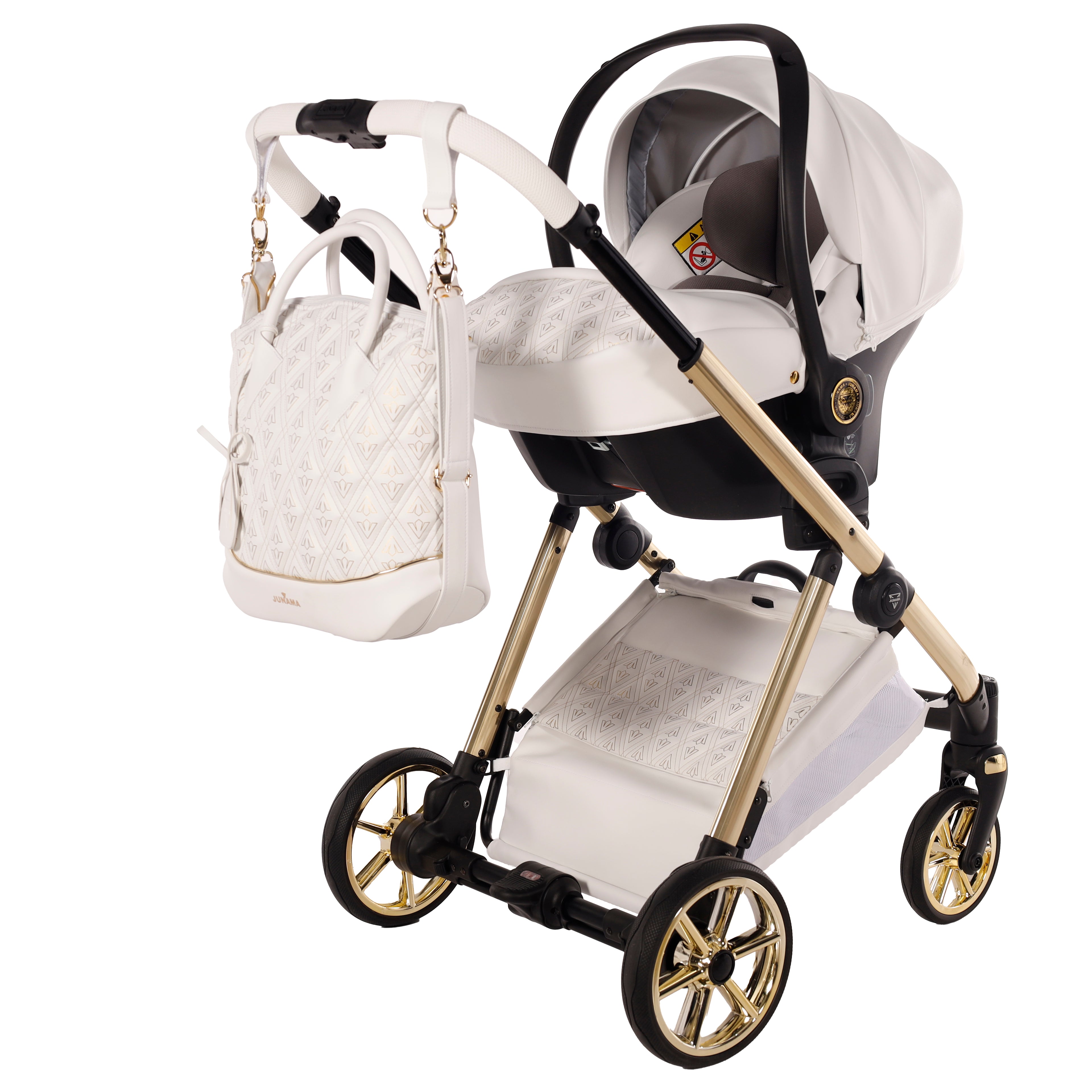 Carro de bebé Junama Art Decor Elegante Blanco