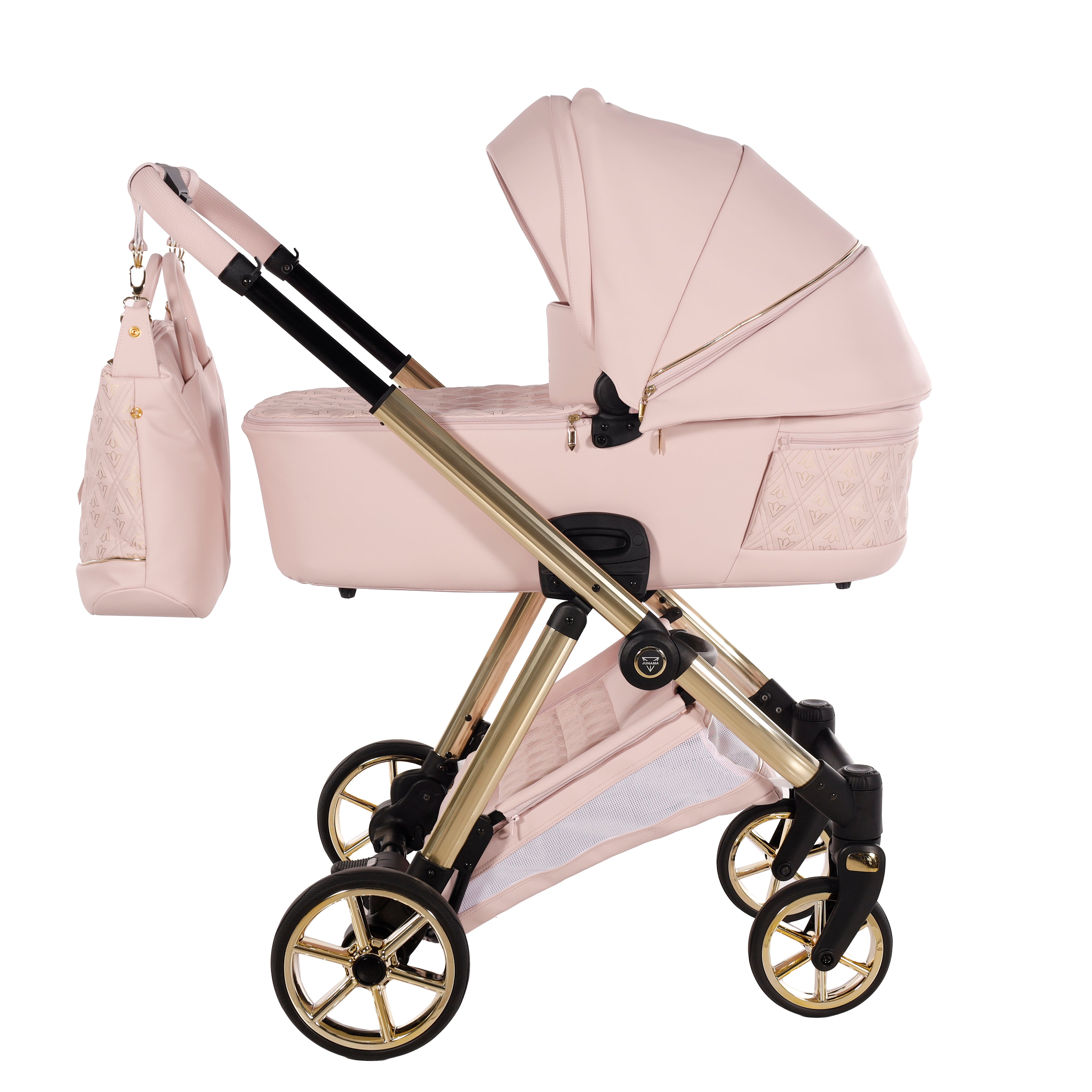 Carro de bebé Junama Art Decor Elegante Rosa