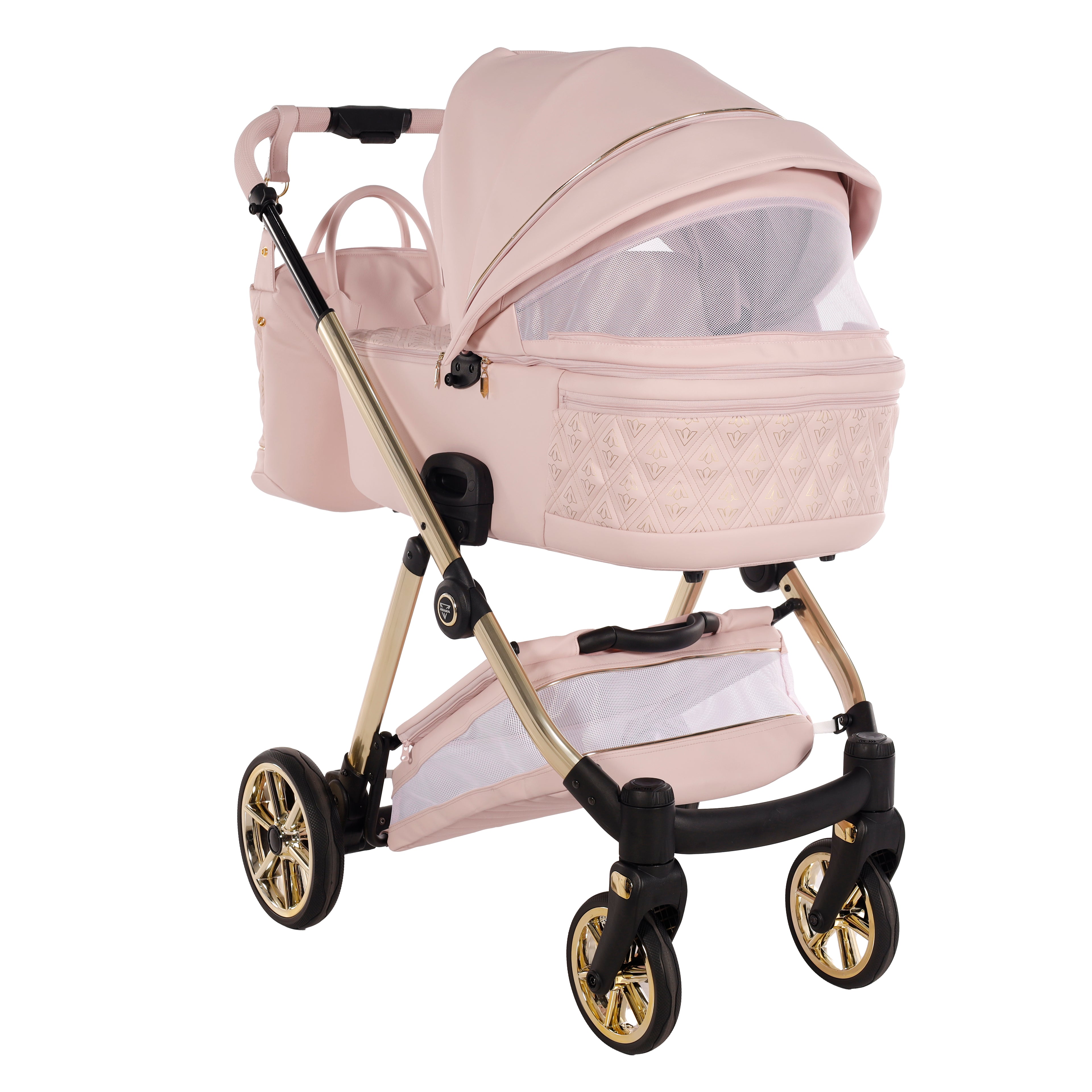 Carro de bebé Junama Art Decor Elegante Rosa