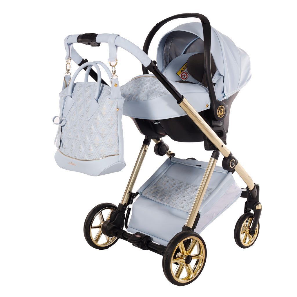Carro de bebé Junama Art Decor Elegante Azul