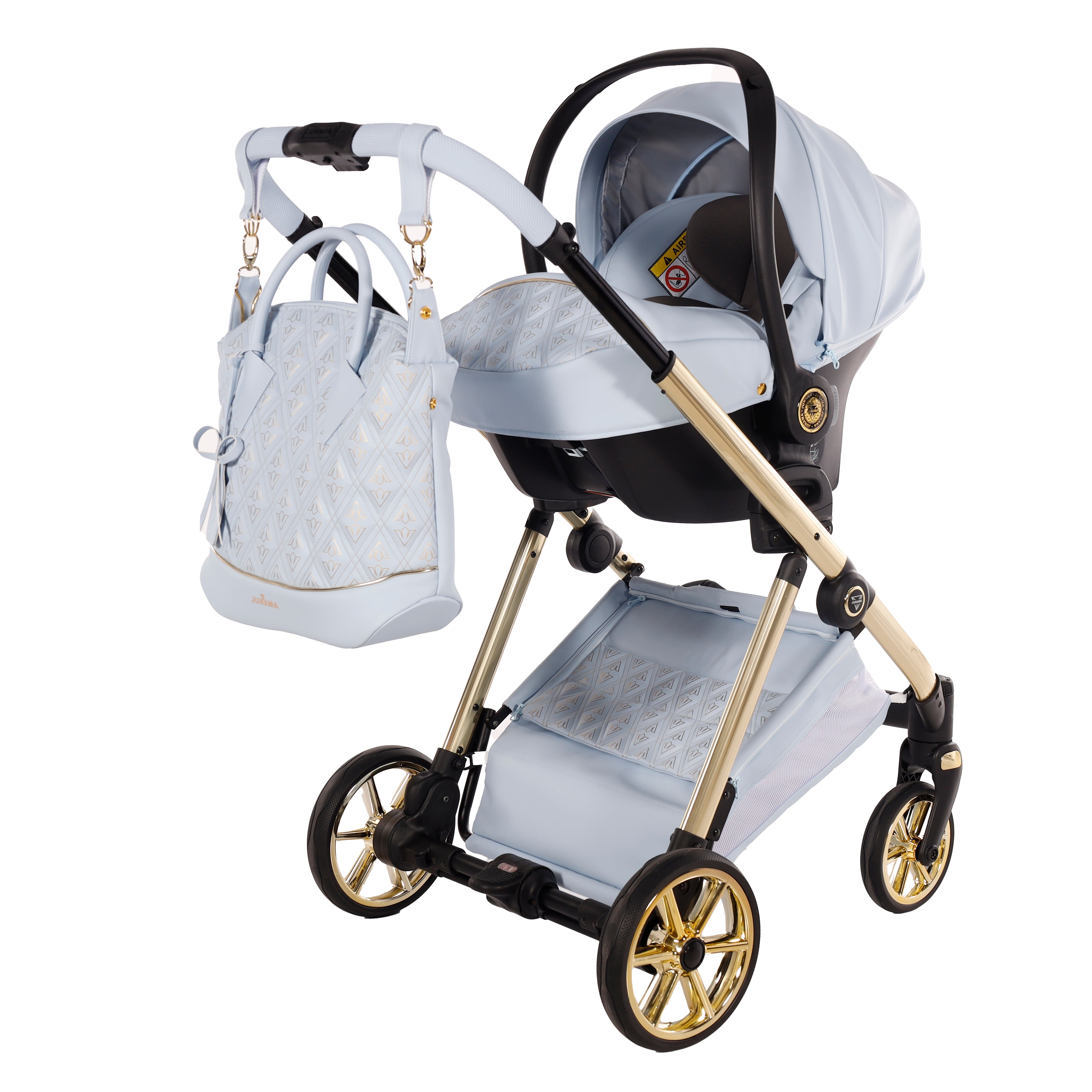 Carro de bebé Junama Art Decor Elegante Azul