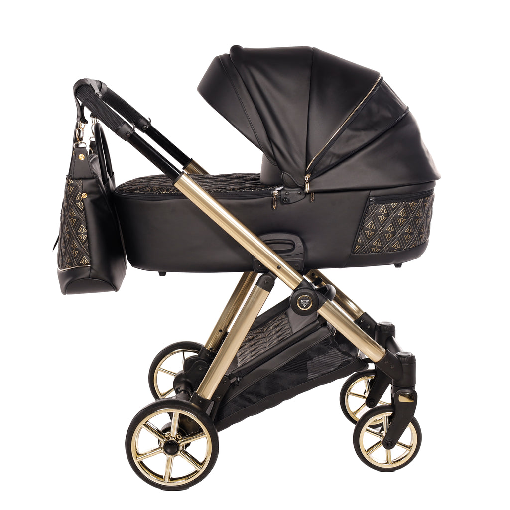Carro de bebé Junama Art Decor Elegante Negro