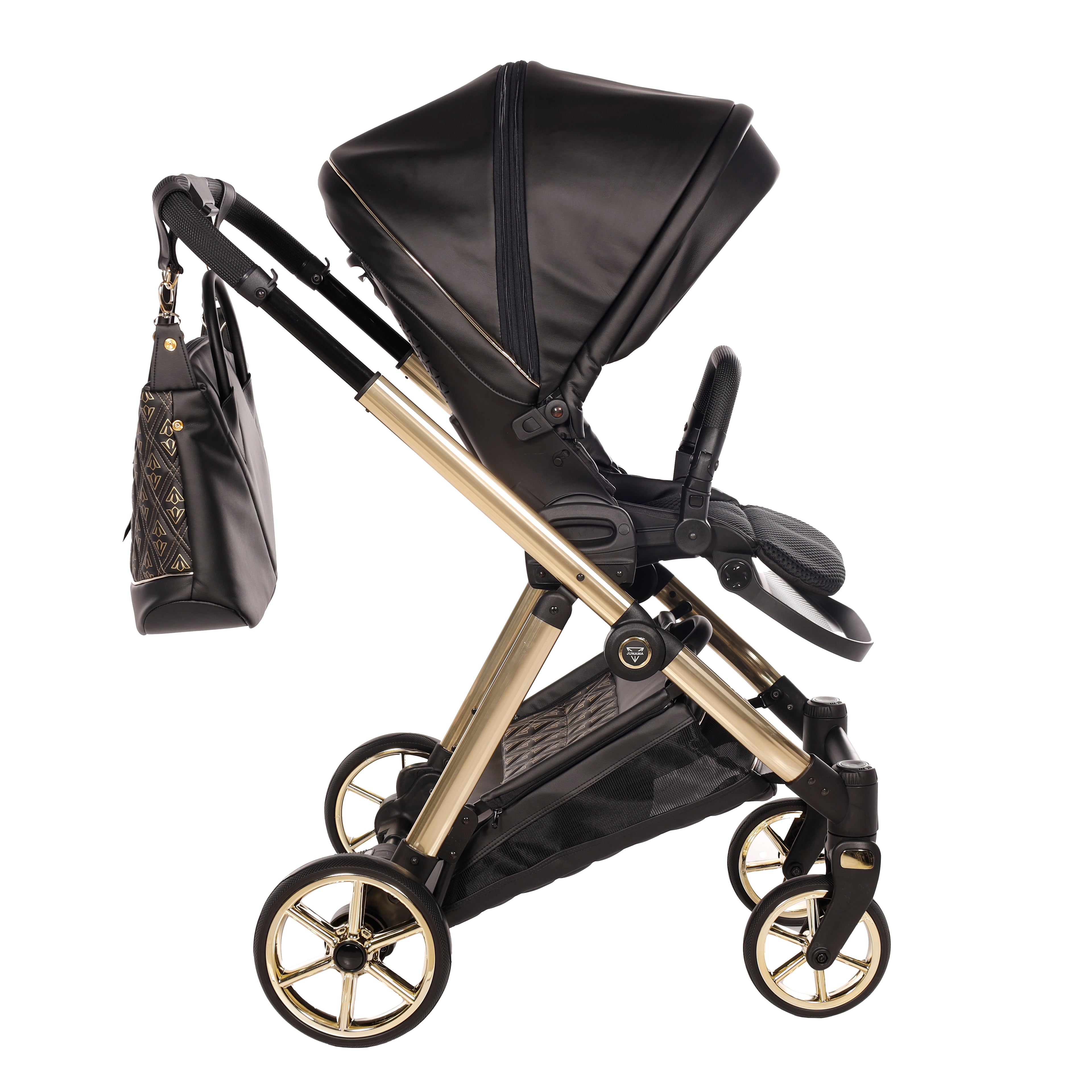 Carro de bebé Junama Art Decor Elegante Negro