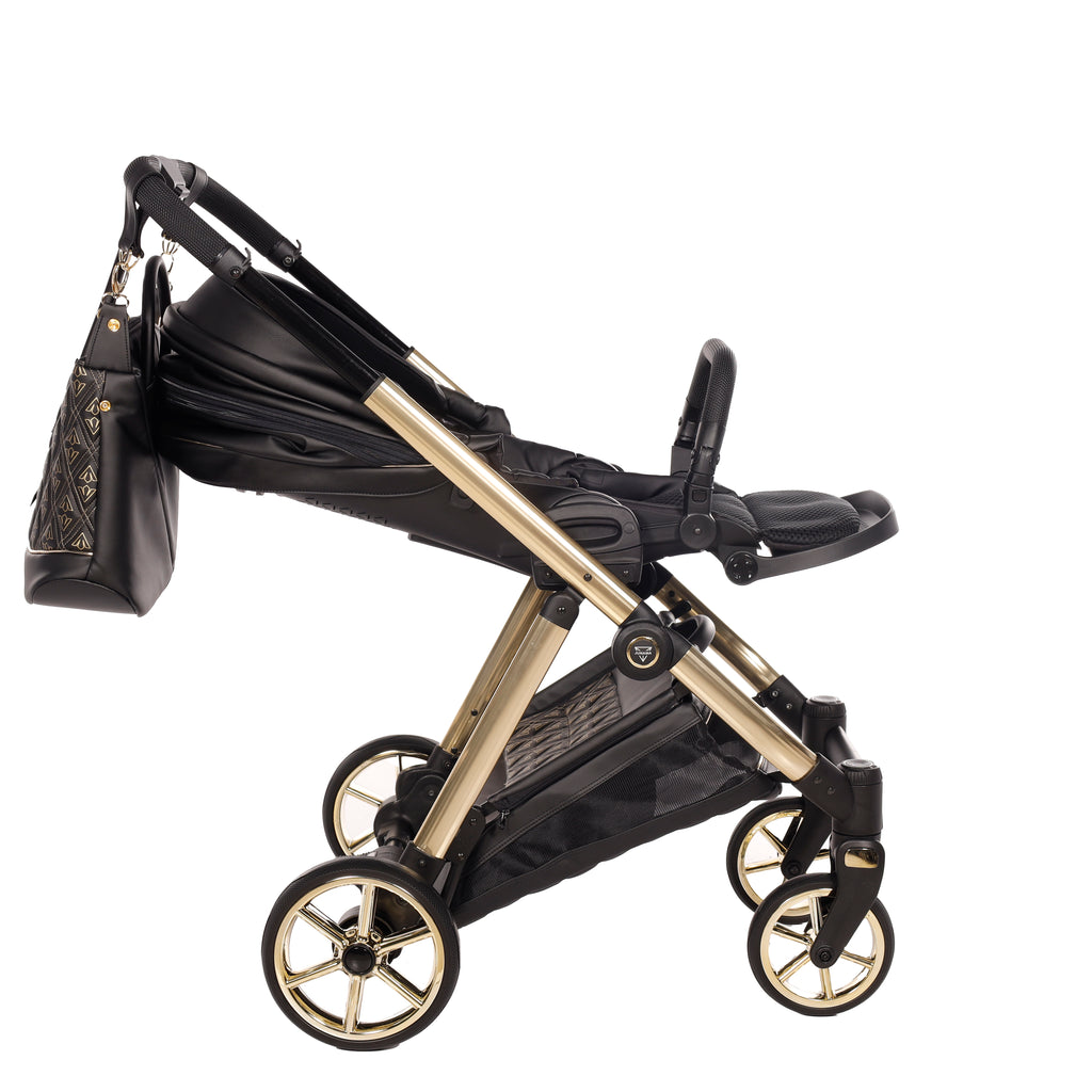 Carro de bebé Junama Art Decor Elegante Negro