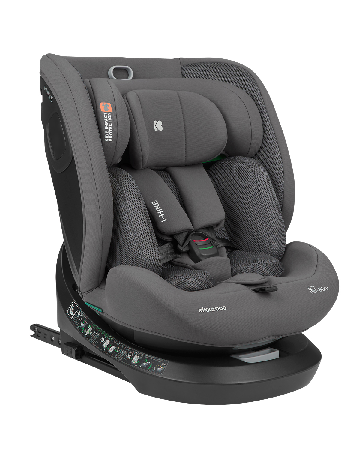 Silla de coche 40-150 cm i-Hike i-SIZE Gris Oscuro 2026