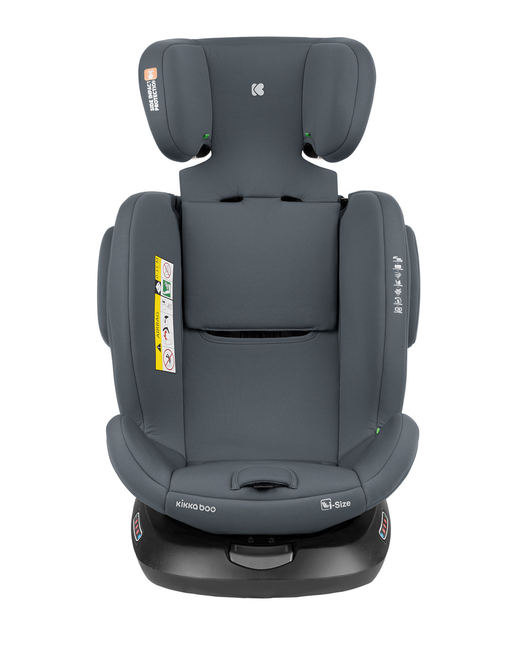 Silla de coche 40-150 cm i-Felix i-SIZE gris oscuro