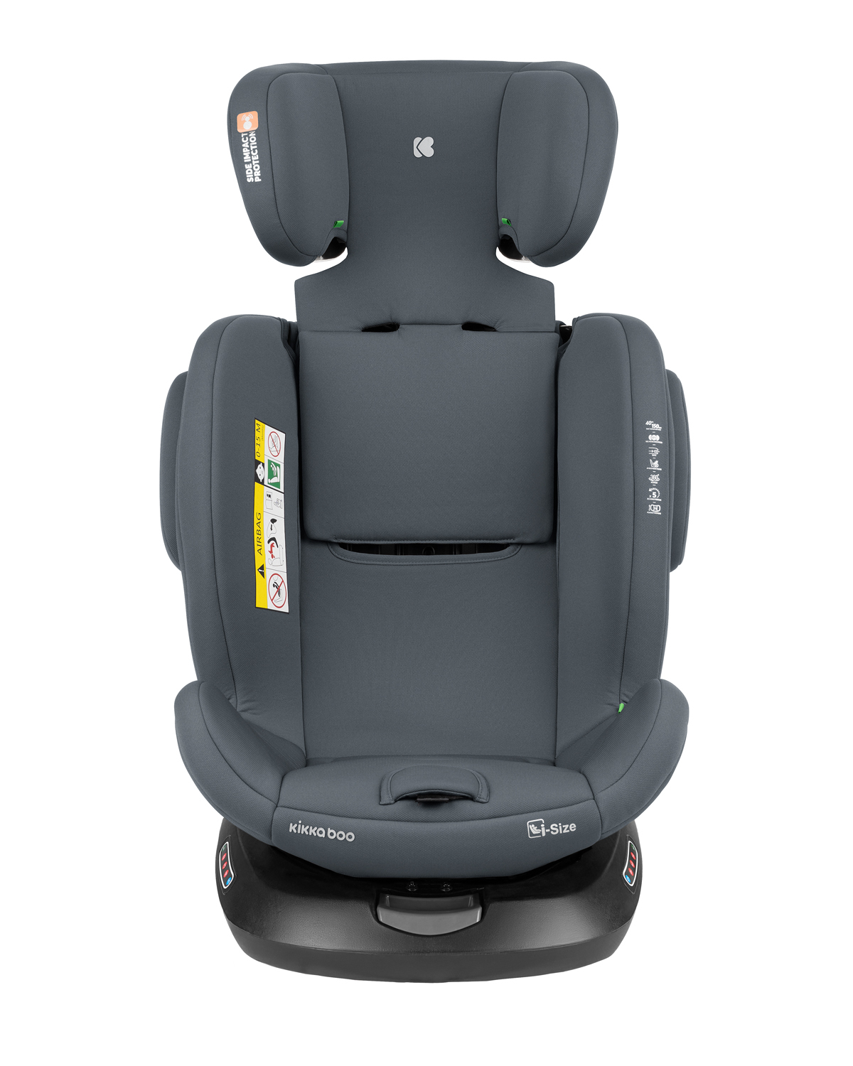 Silla de coche 40-150 cm i-Felix i-SIZE gris oscuro