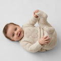 CONJUNTO DE BEBÉ DE RECIÉN NACIDO TRICOT BEIG