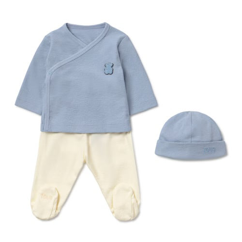 SET BEBÉ PRIMERA PUESTA TOUS AZUL