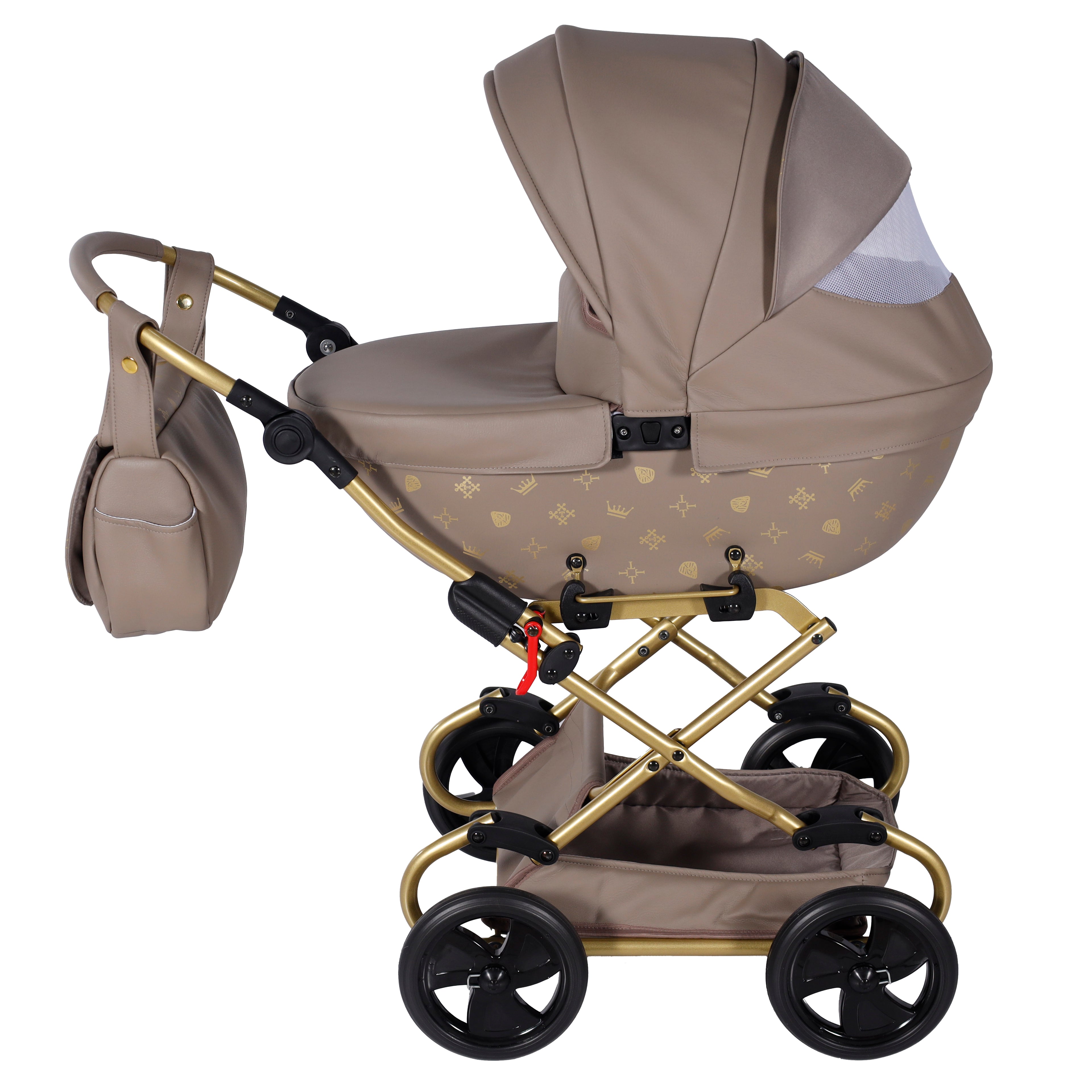 Carrito De Muñecas Junama Imperial Marrón