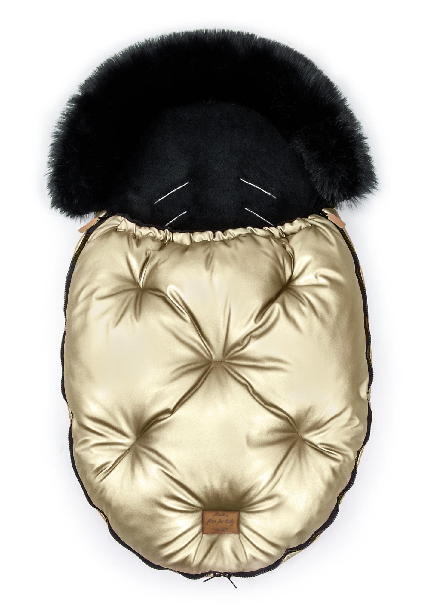 Saco Universal Silla+Capazo Dorado y Negro