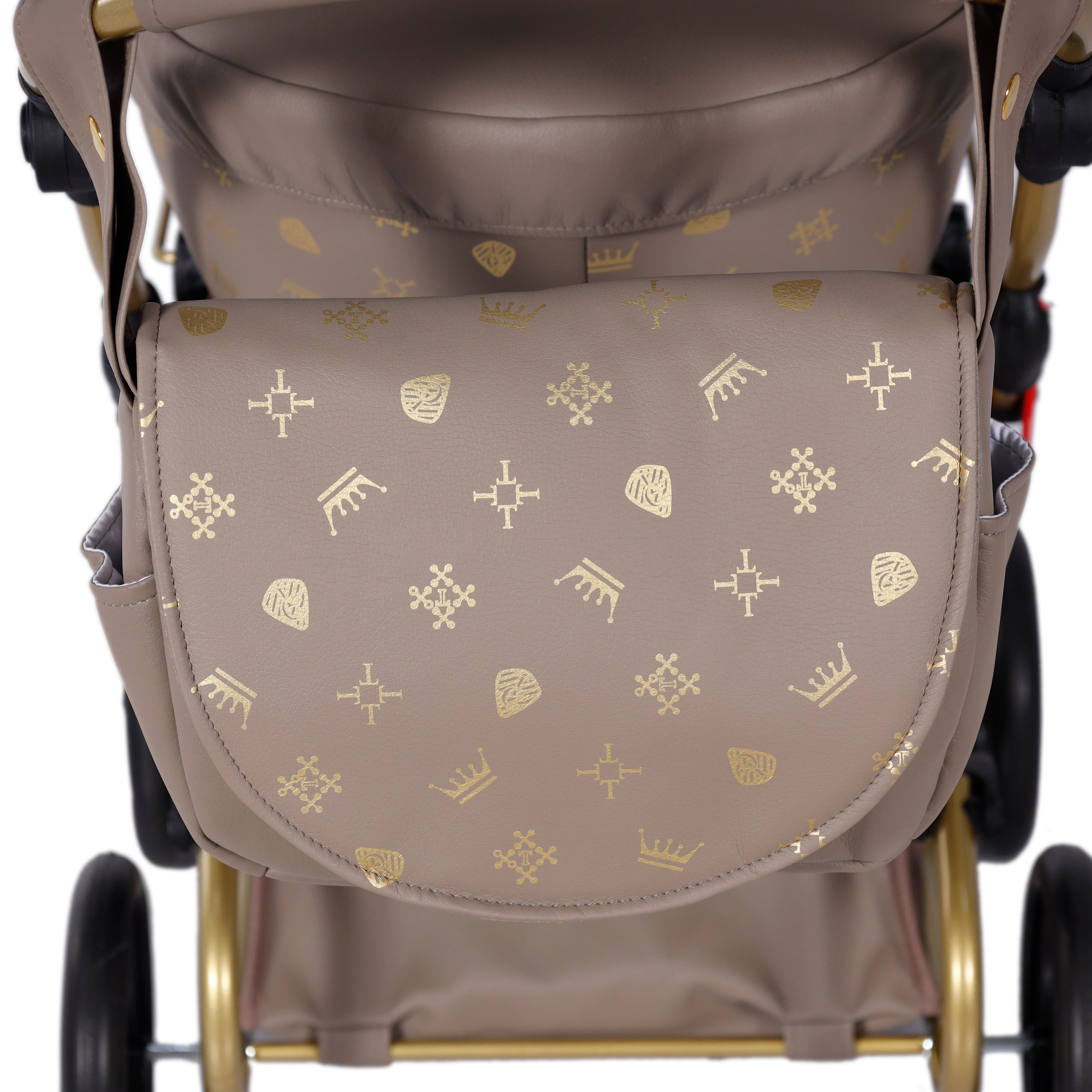 Carrito De Muñecas Junama Imperial Marrón