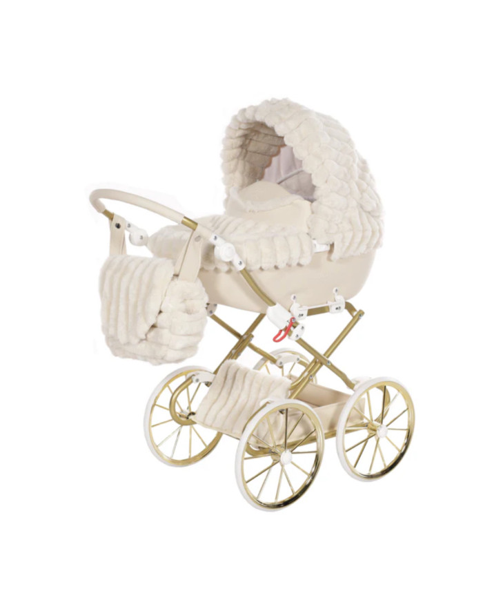 Carrito de muñecas Muffy Crema