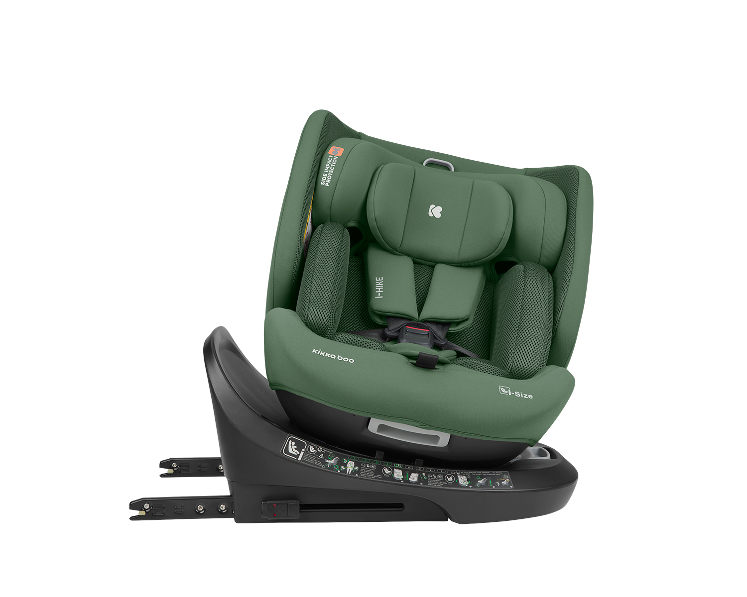 Silla de coche 40-150 cm i-Hike i-SIZE verde militar 2026
