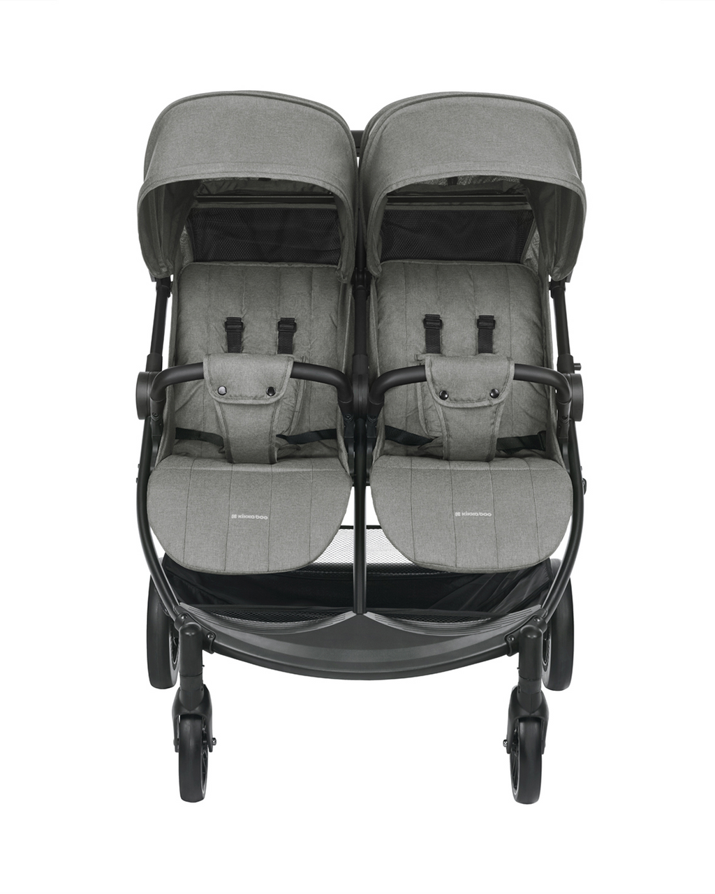 Carrito gemelar Happy 2 Gris Claro