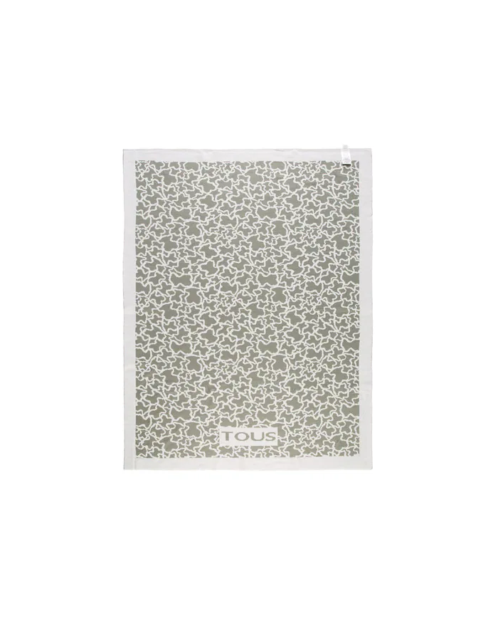 MANTA REVERSIBLE NILO TOUS BLANCO Y GRIS