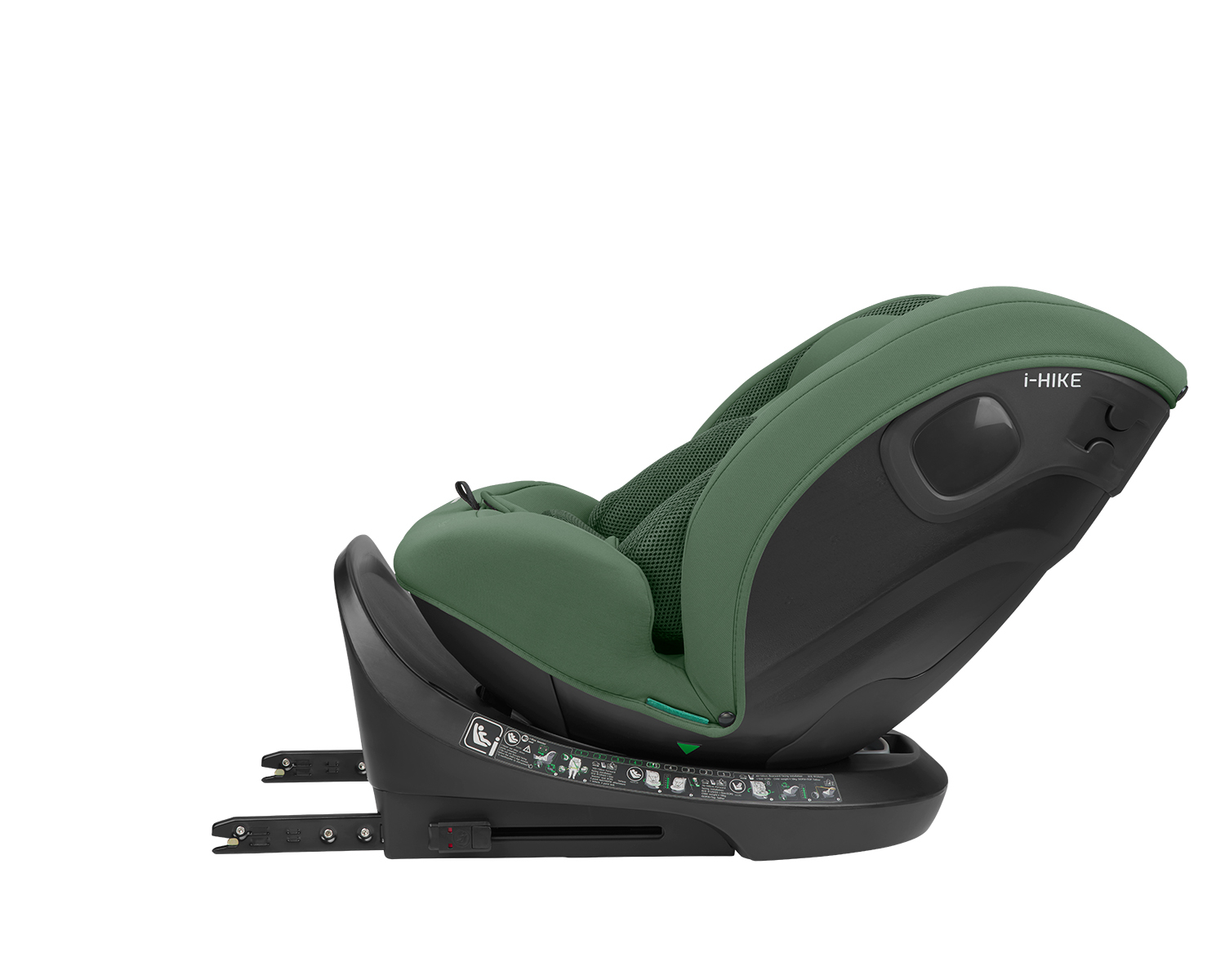 Silla de coche 40-150 cm i-Hike i-SIZE verde militar 2026