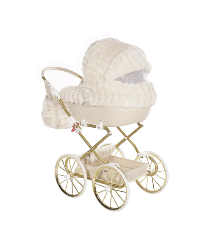 Carrito de muñecas Muffy Crema