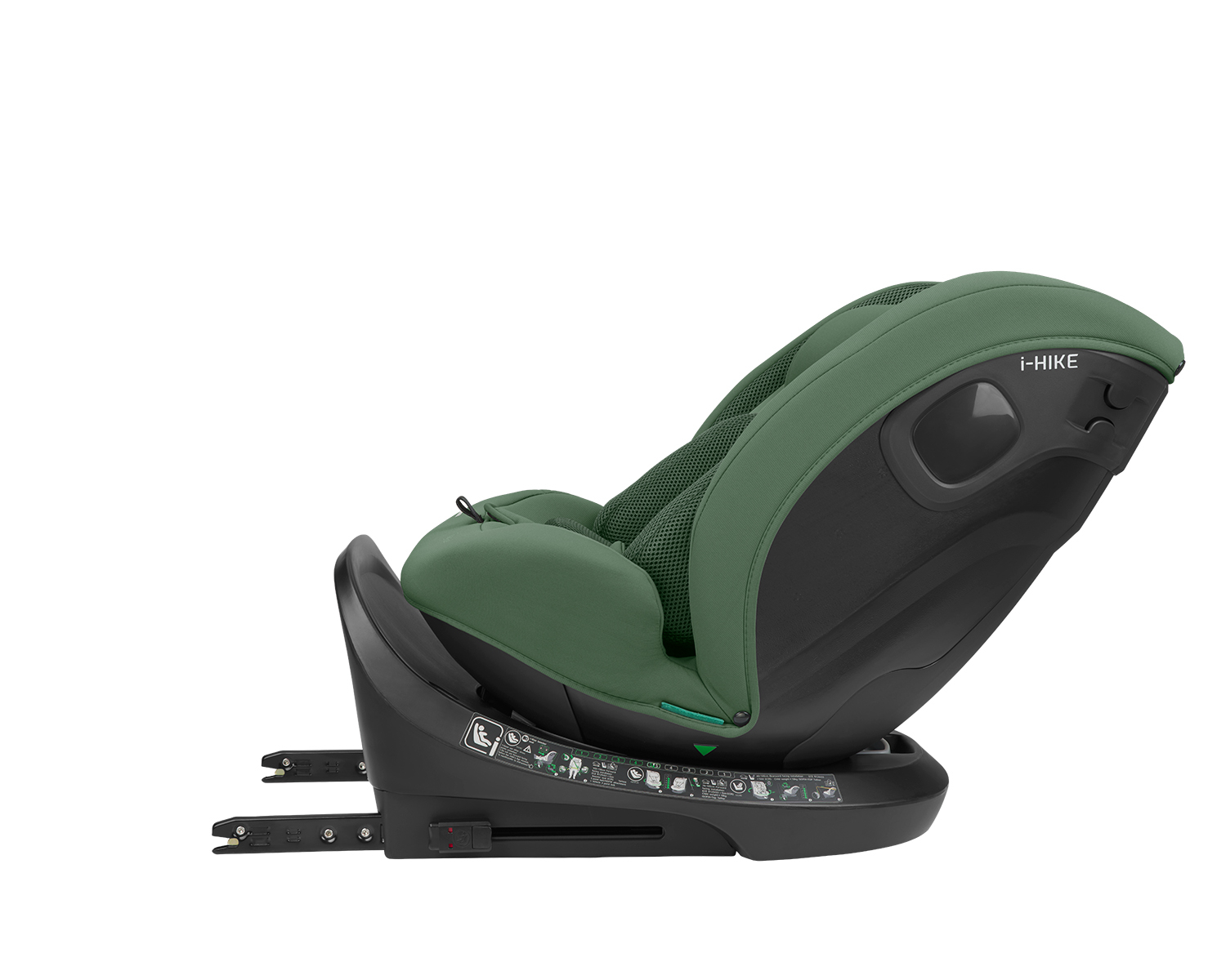 Silla de coche 40-150 cm i-Hike i-SIZE verde militar 2026